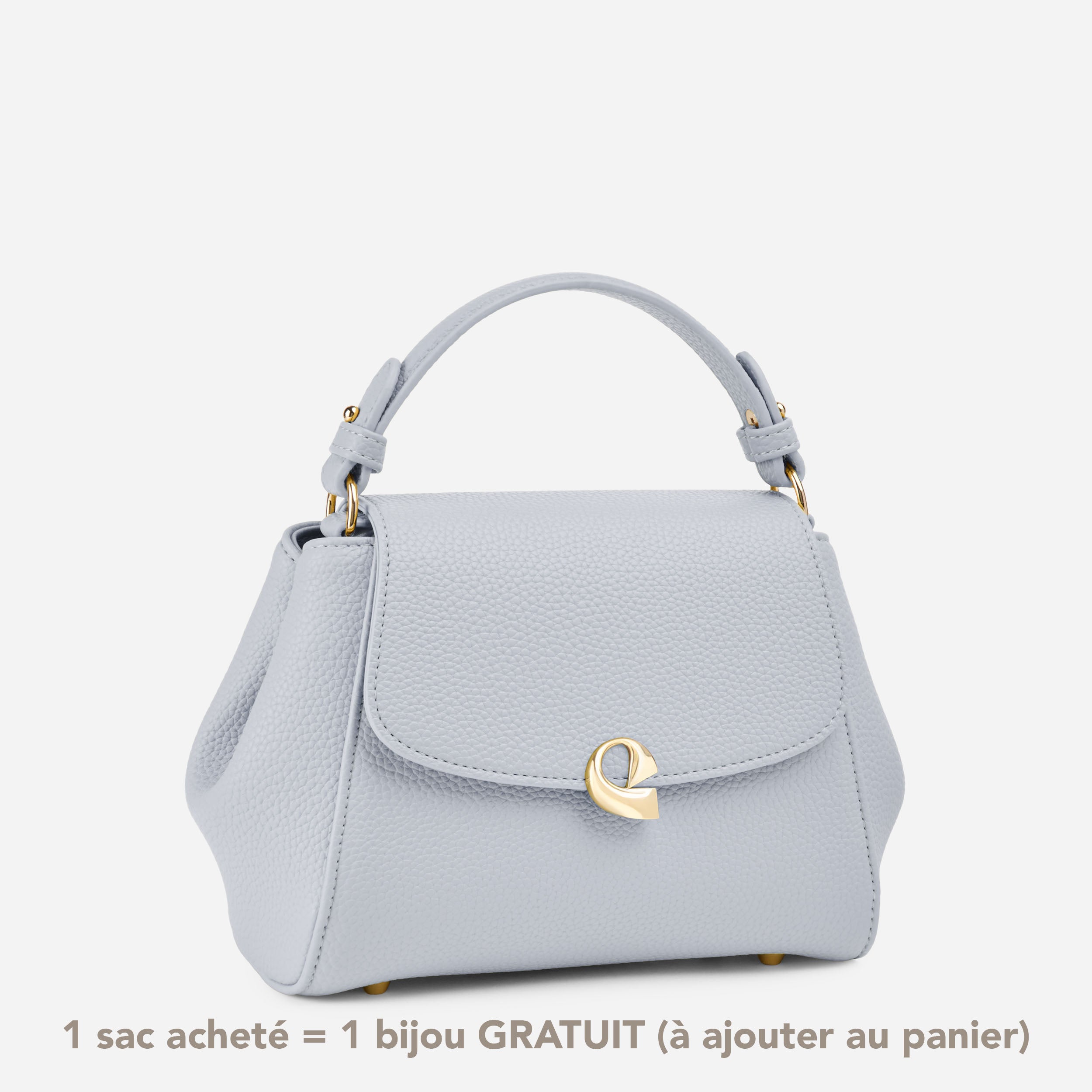 Sac Aura précieuse - bleu gris