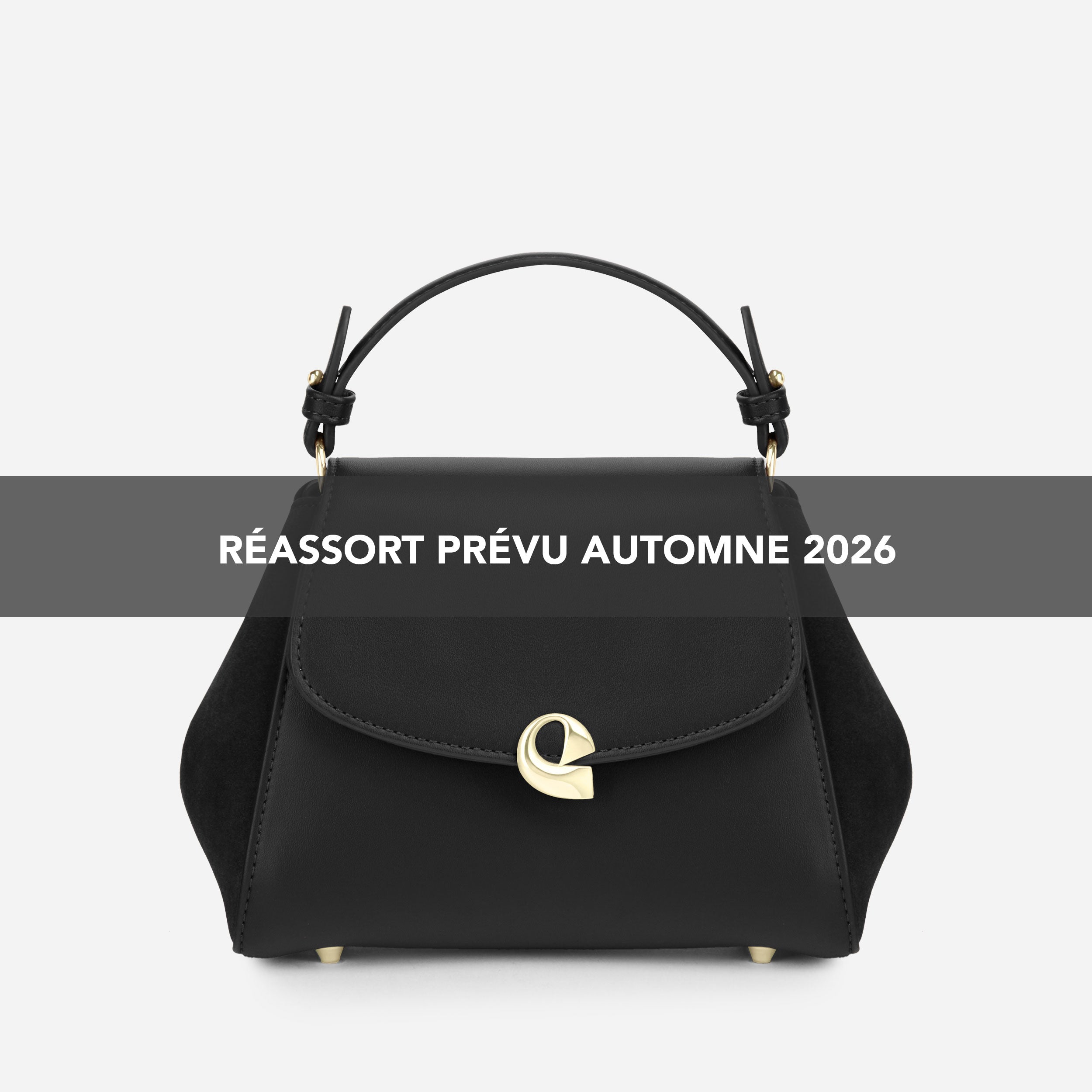 Sac Aura Précieuse - Suede noir