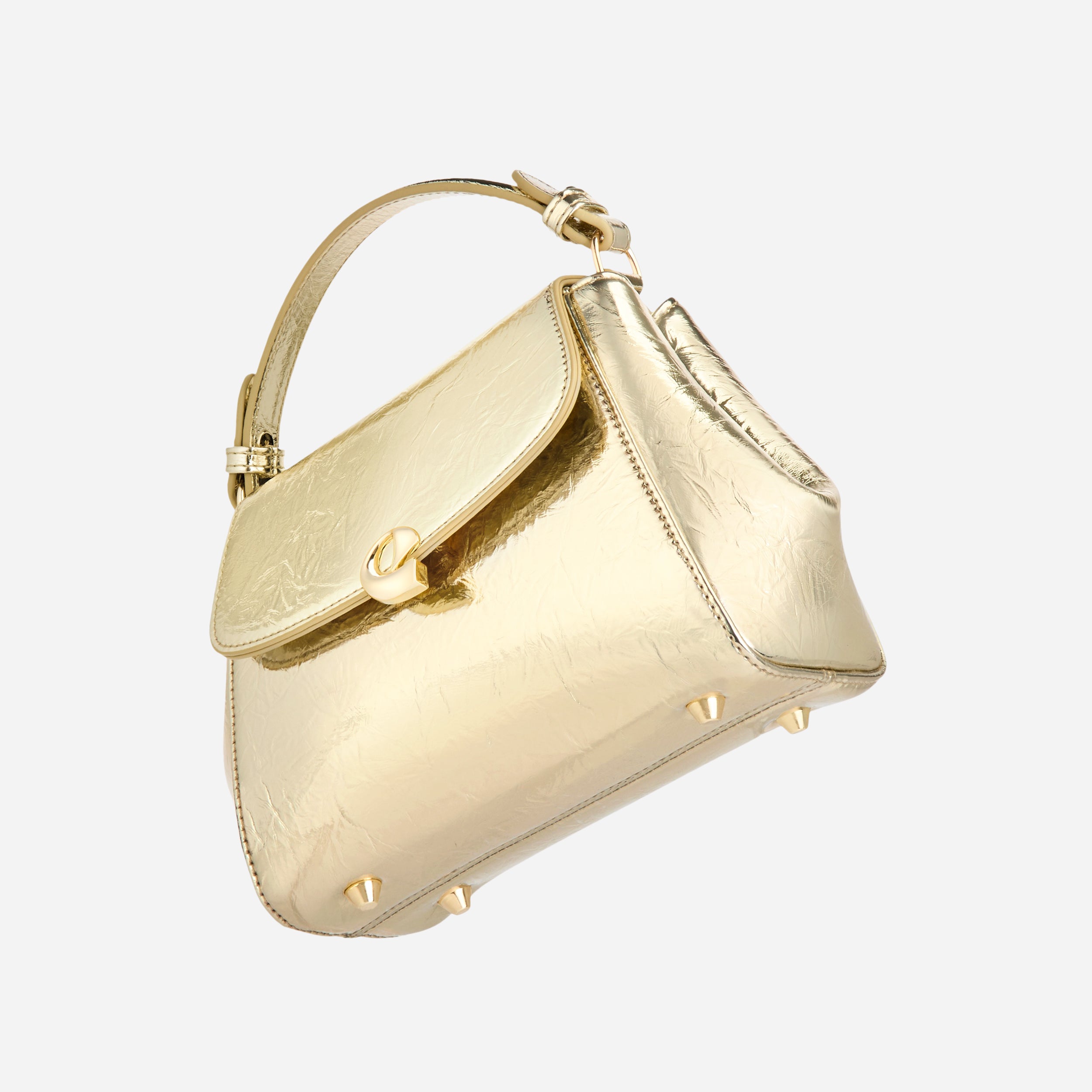 Sac Aura précieuse naplack doré