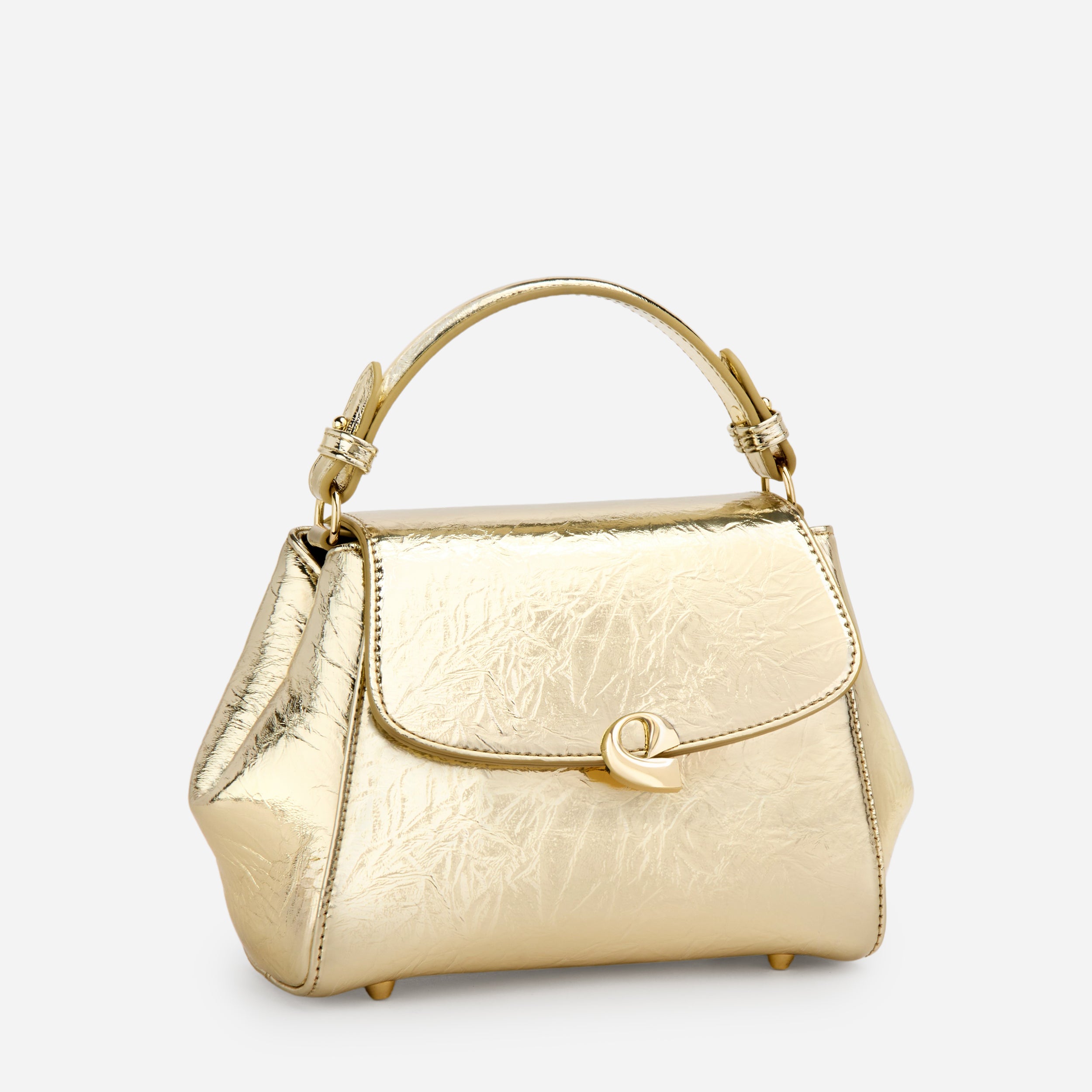 Sac Aura précieuse naplack doré