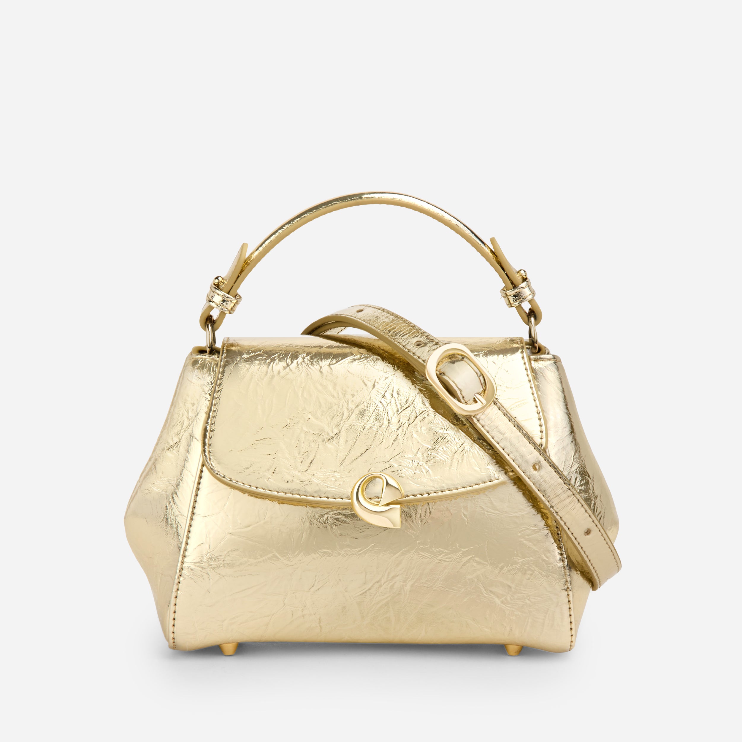 Sac Aura précieuse naplack doré