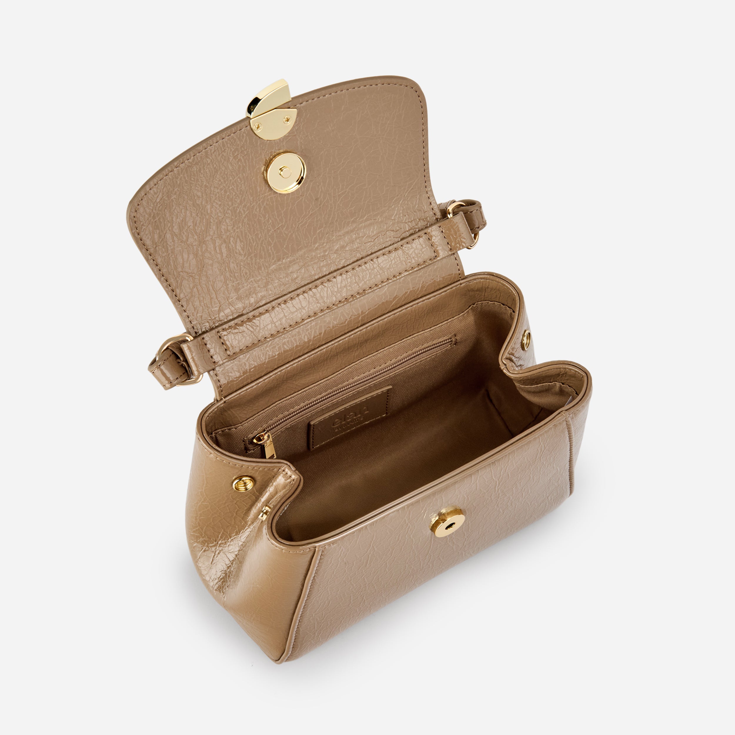 Sac Aura précieuse naplack caramel
