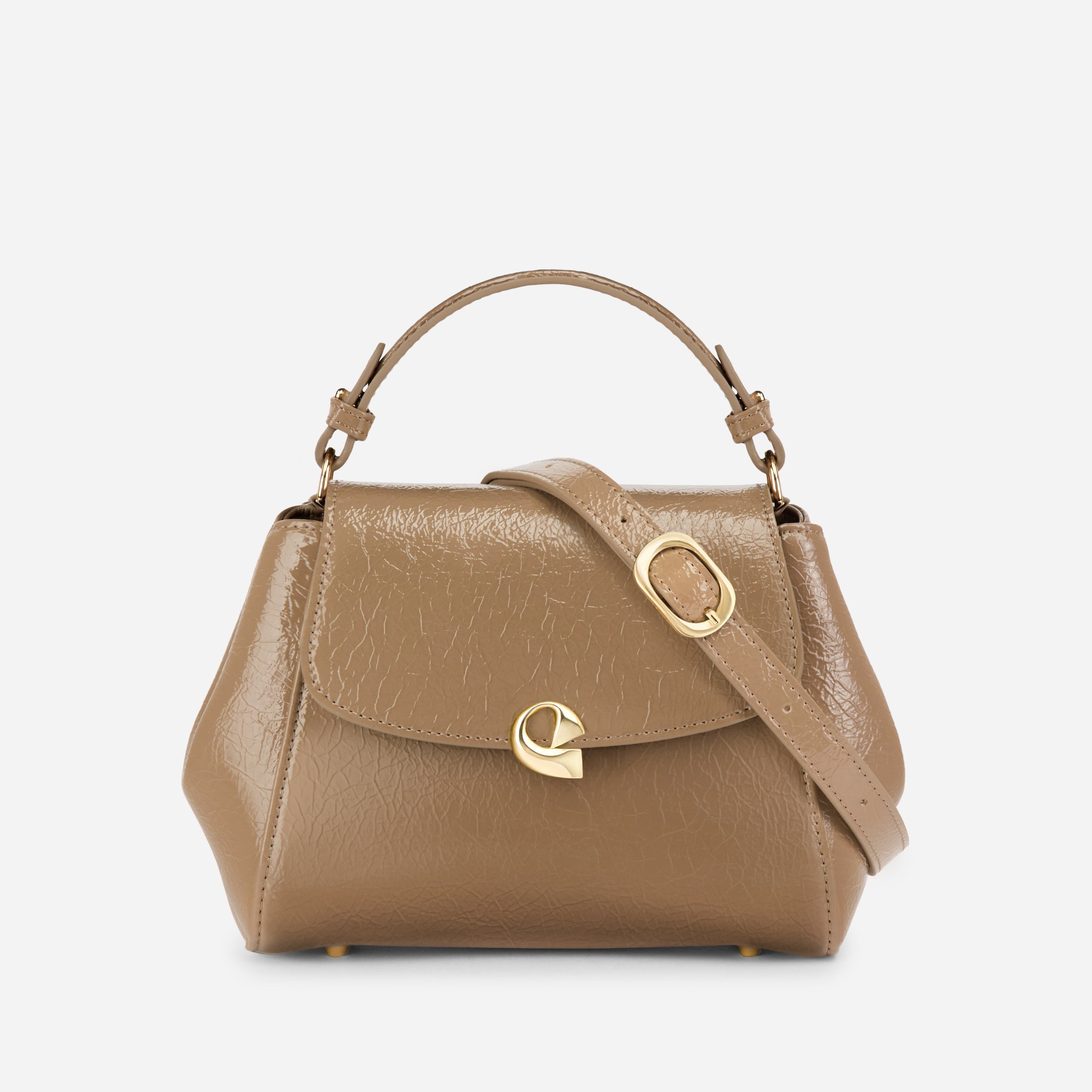 Sac Aura précieuse naplack caramel