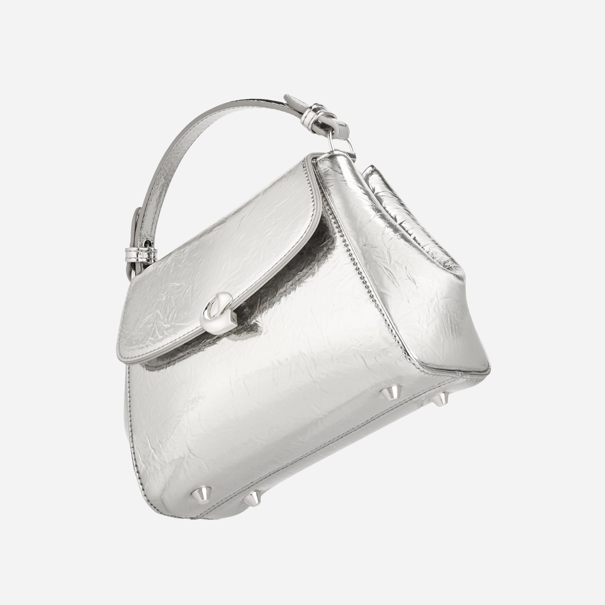 Sac Aura précieuse naplack argenté