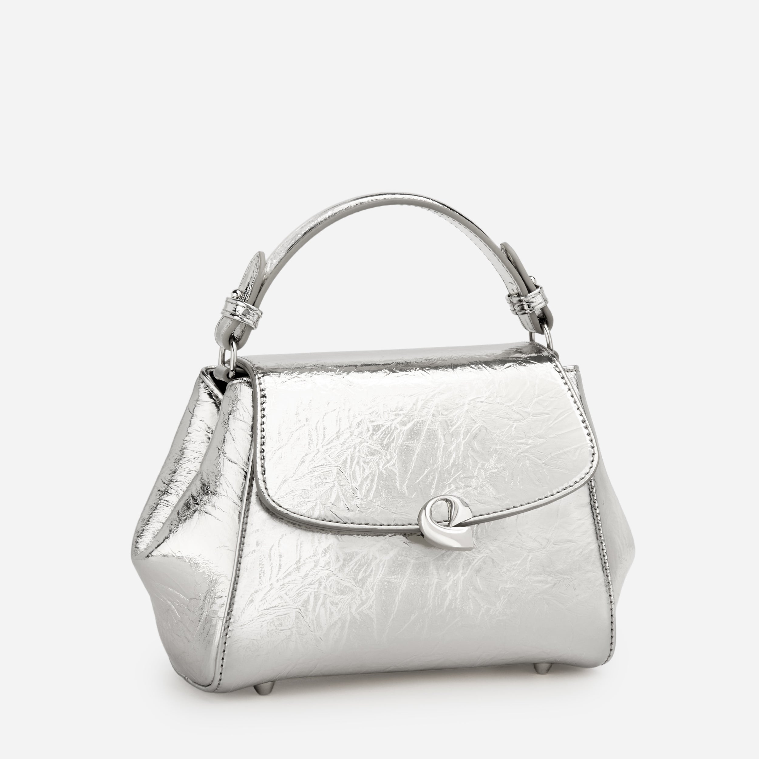 Sac Aura précieuse naplack argenté