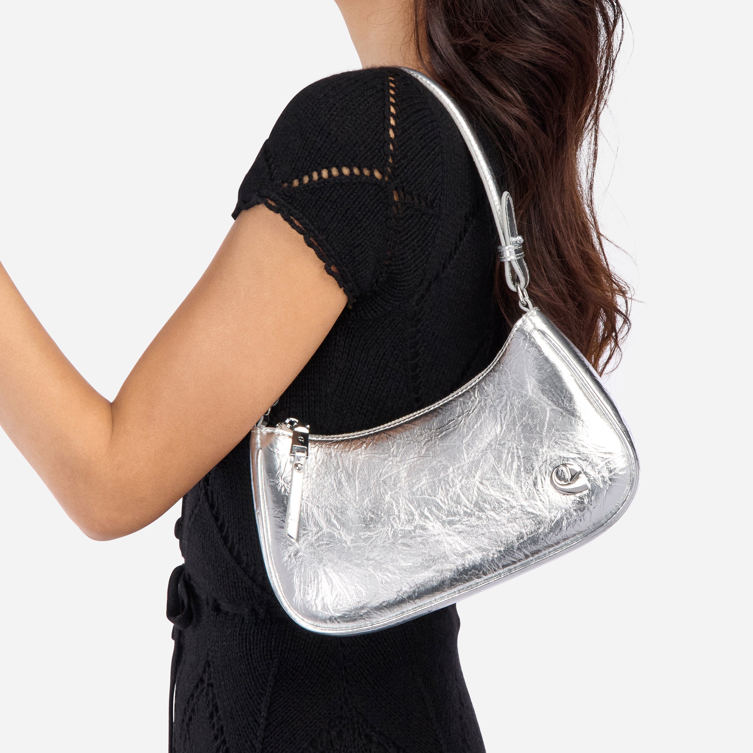 Sac Lune naplack argenté