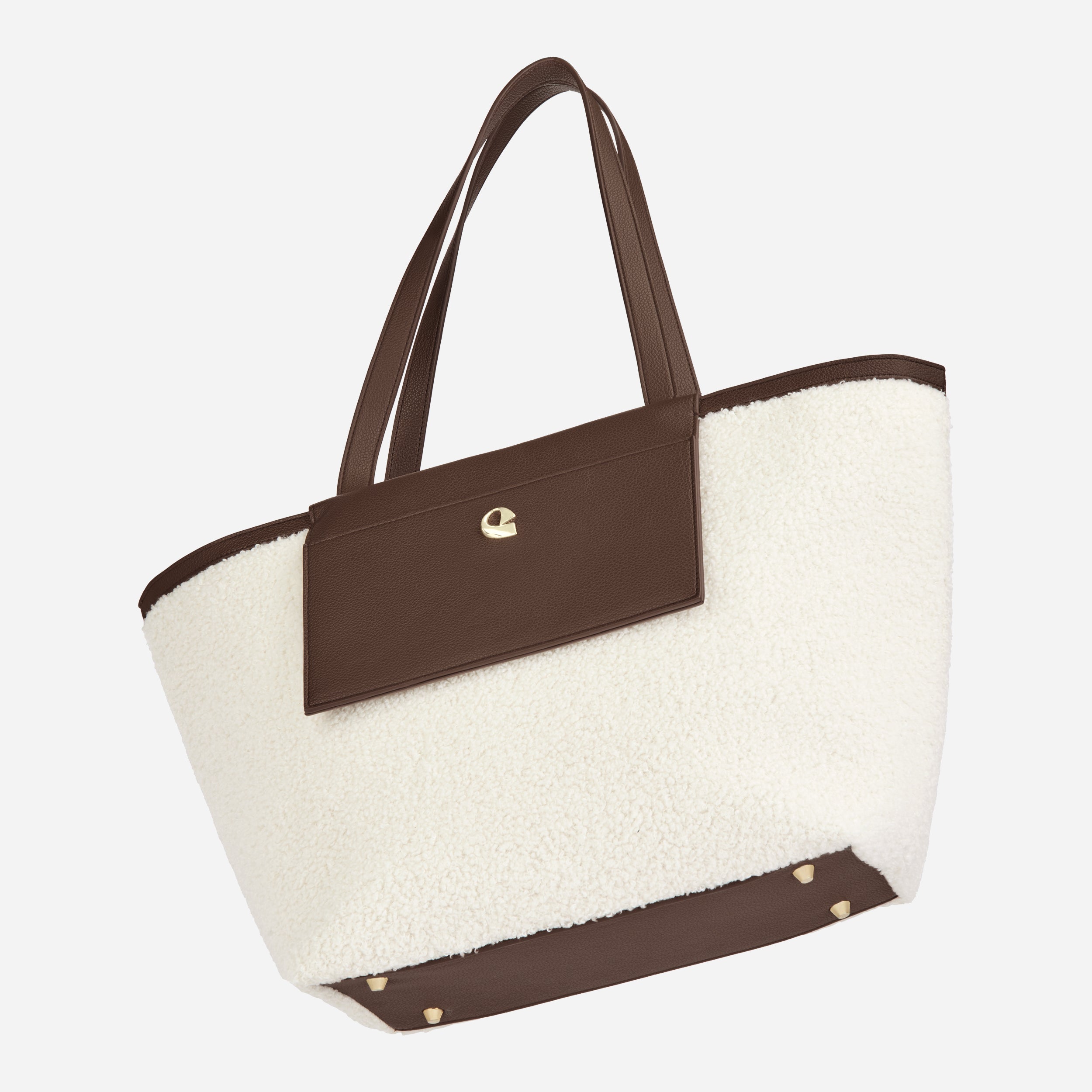 Sac Éclipse nuage ivoire & marron