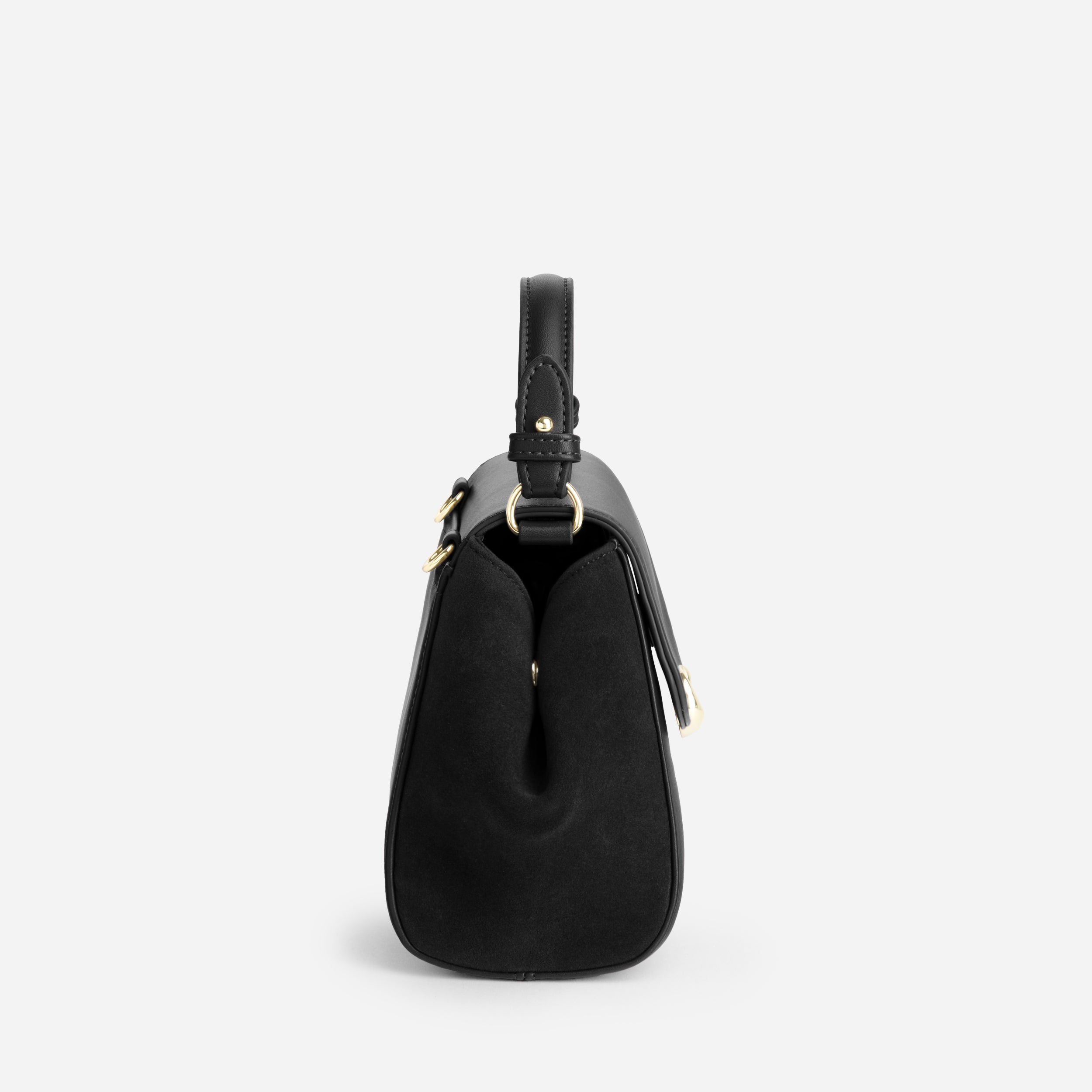 Sac Aura précieuse suede noir
