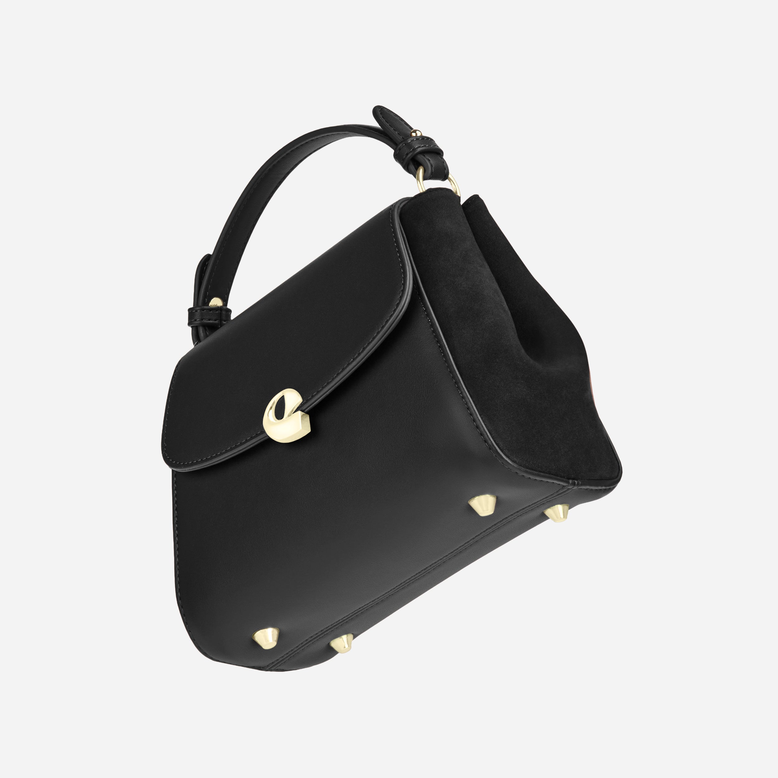 Sac Aura précieuse suede noir