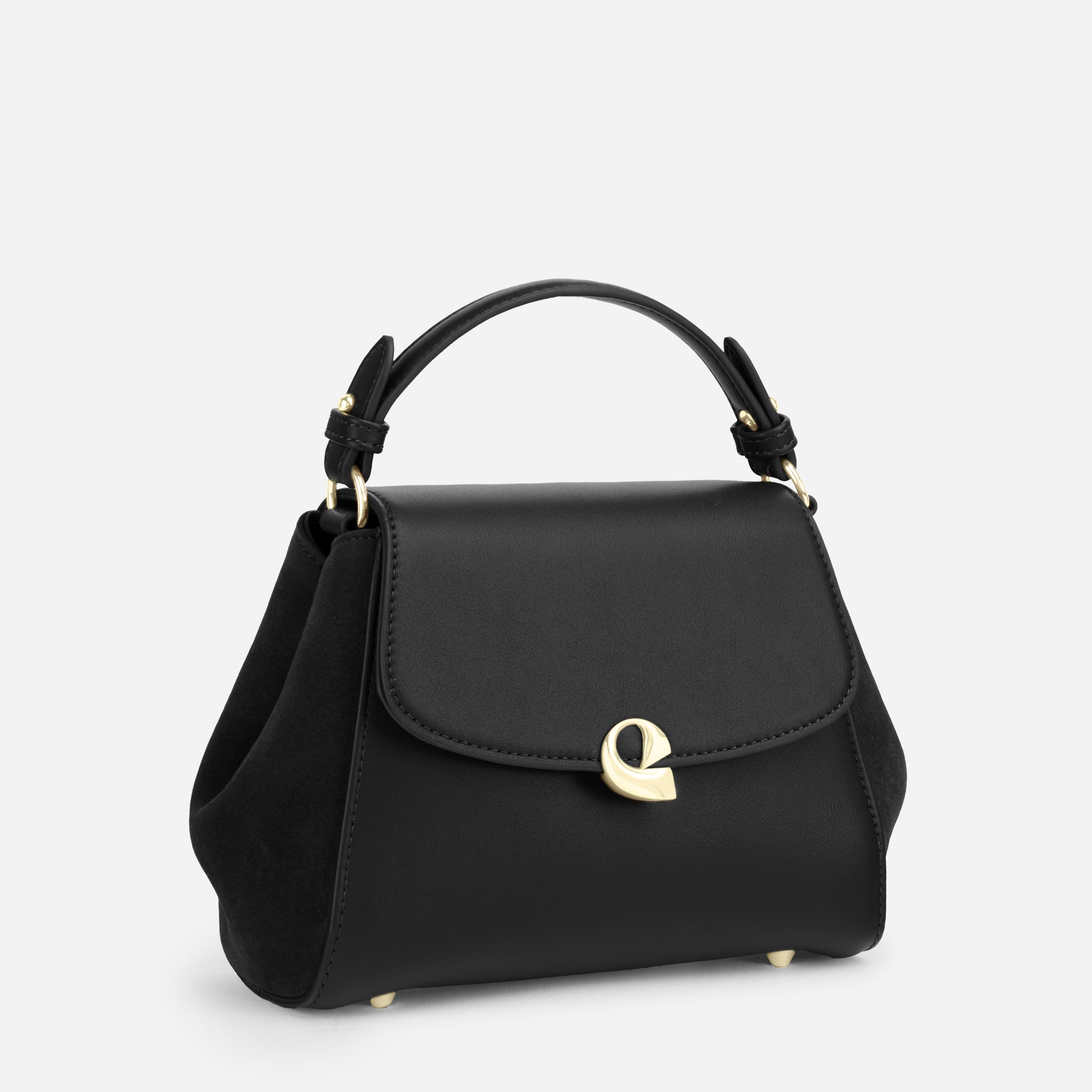 Sac Aura précieuse suede noir
