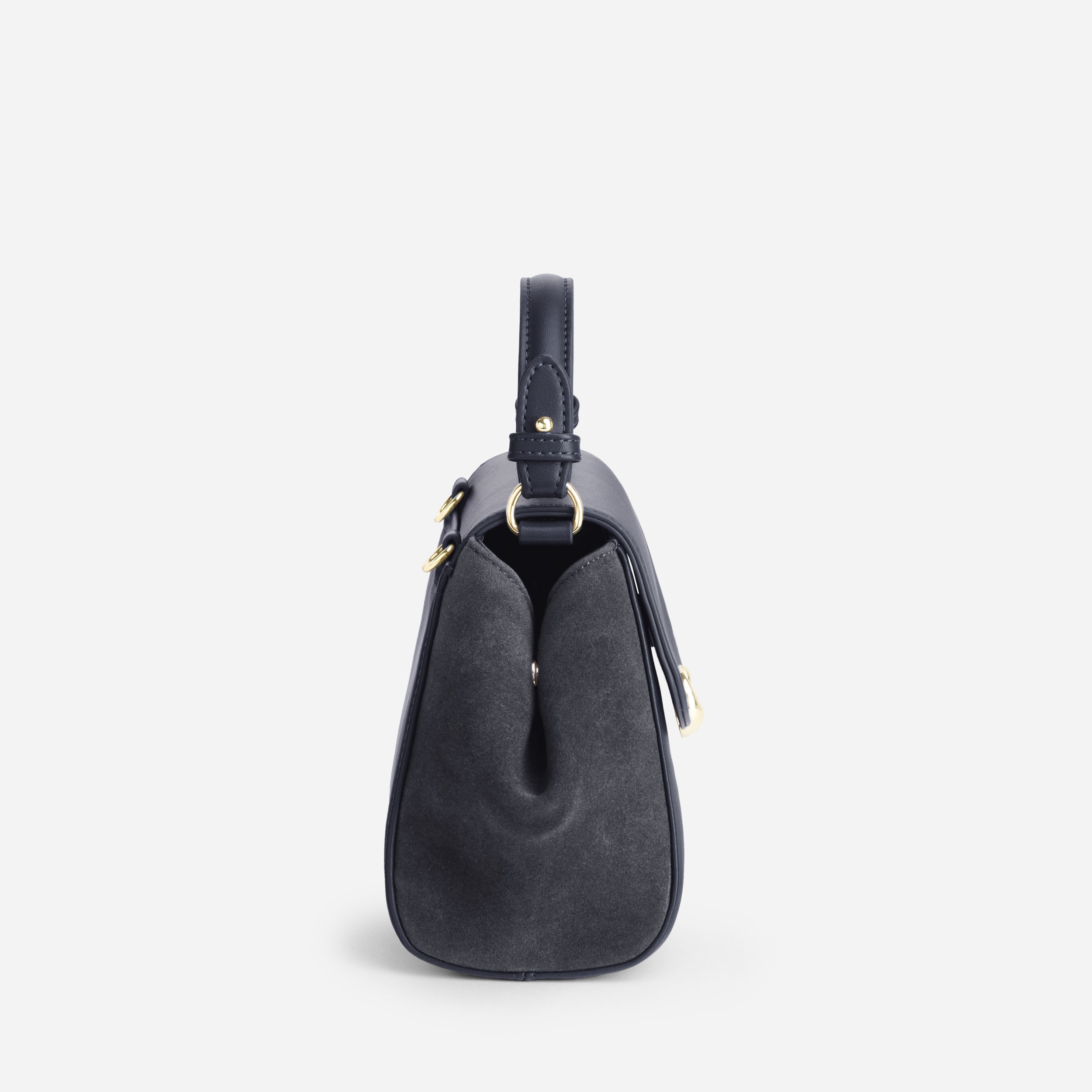 Sac Aura précieuse suede navy