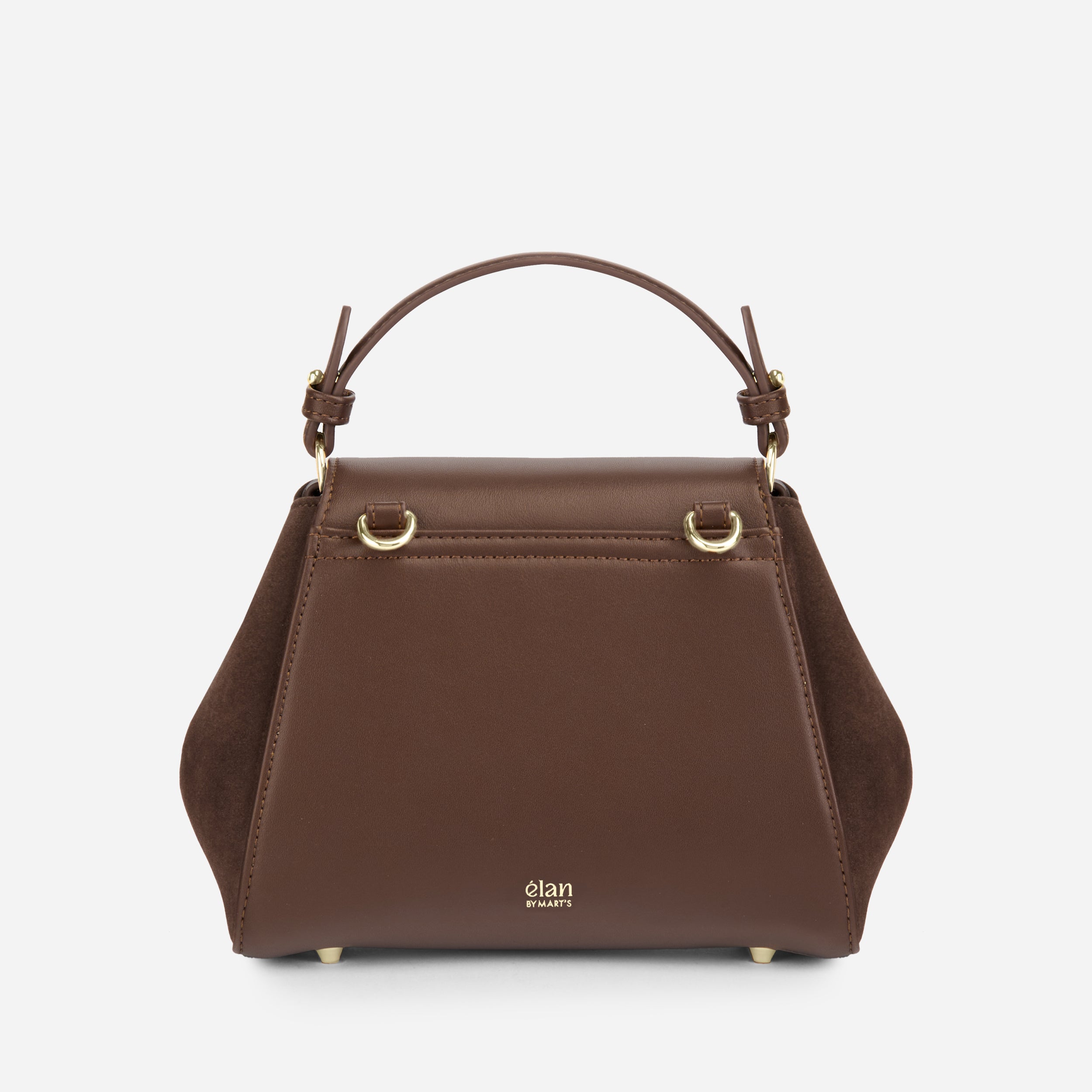 Sac Aura précieuse suede chocolat