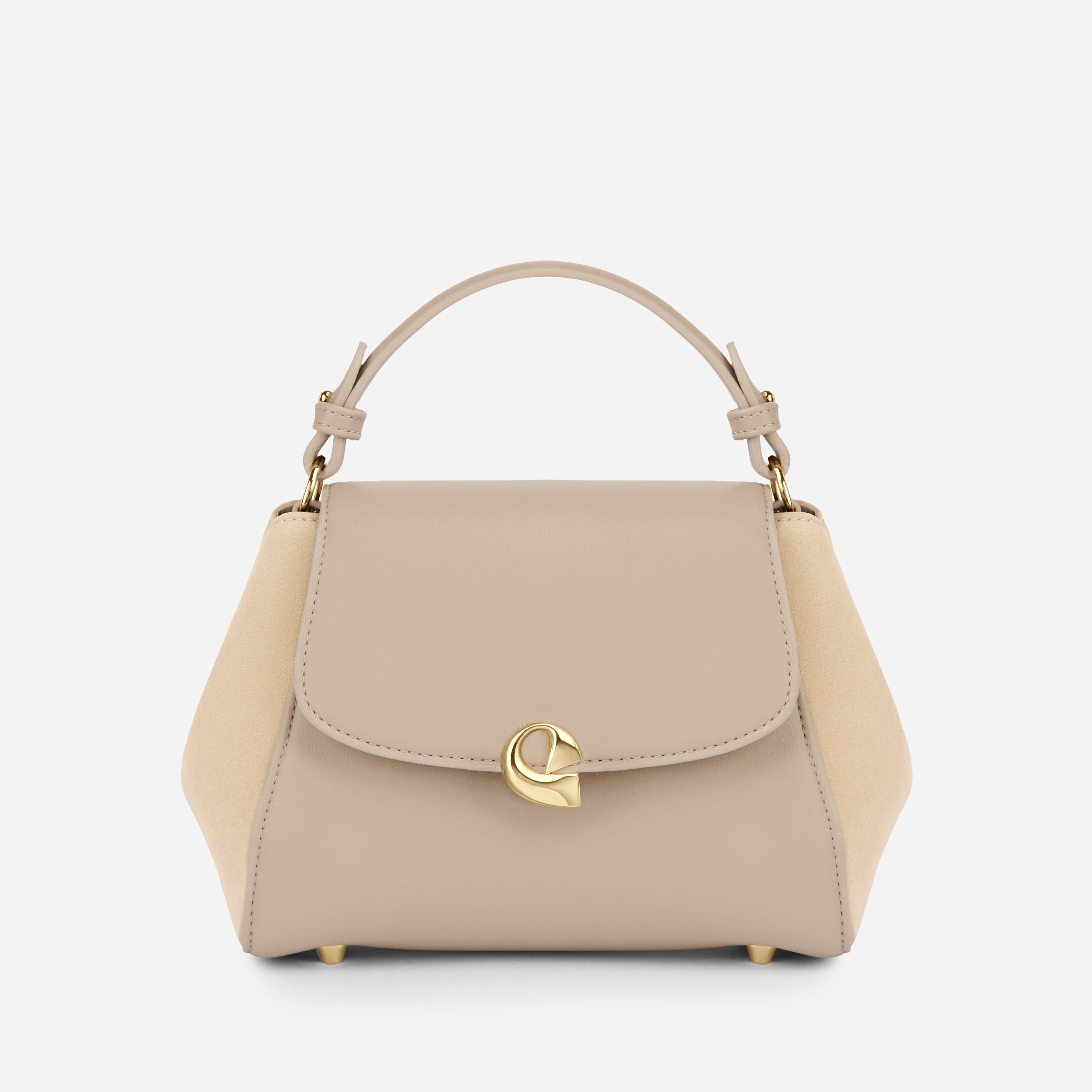 Sac Aura précieuse suede sable