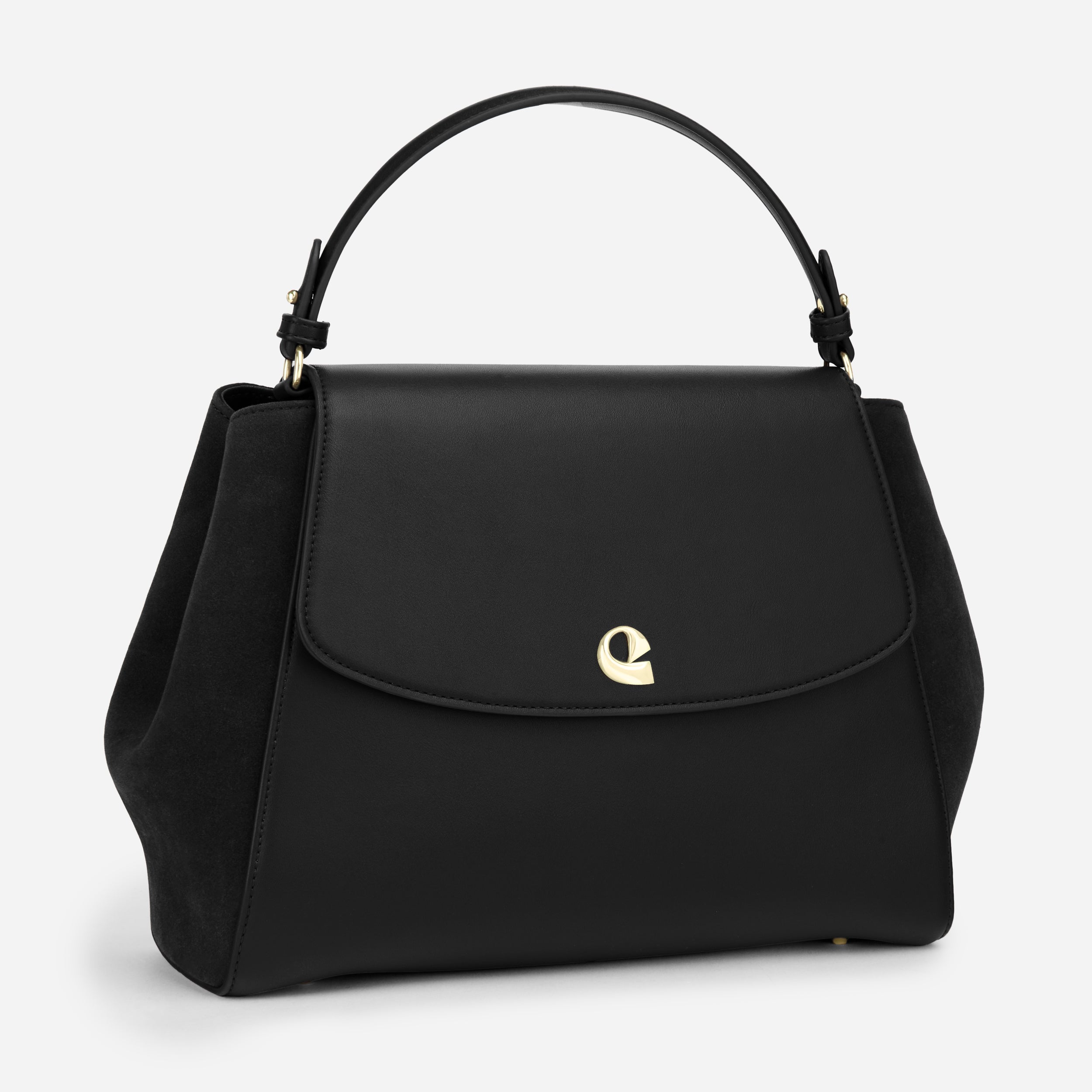 Sac Aura Spacieuse - Suede Noir