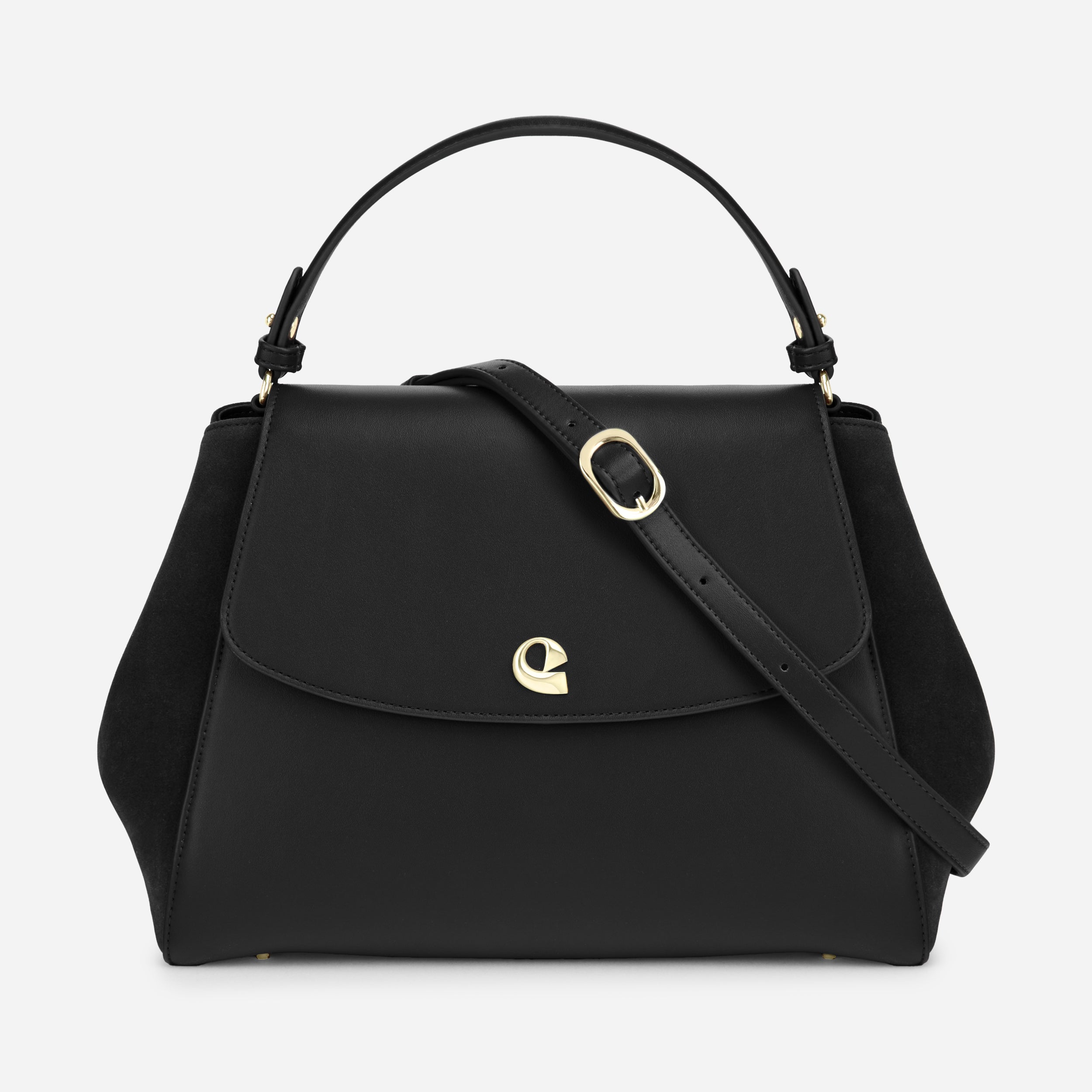 Sac Aura Spacieuse - Suede Noir