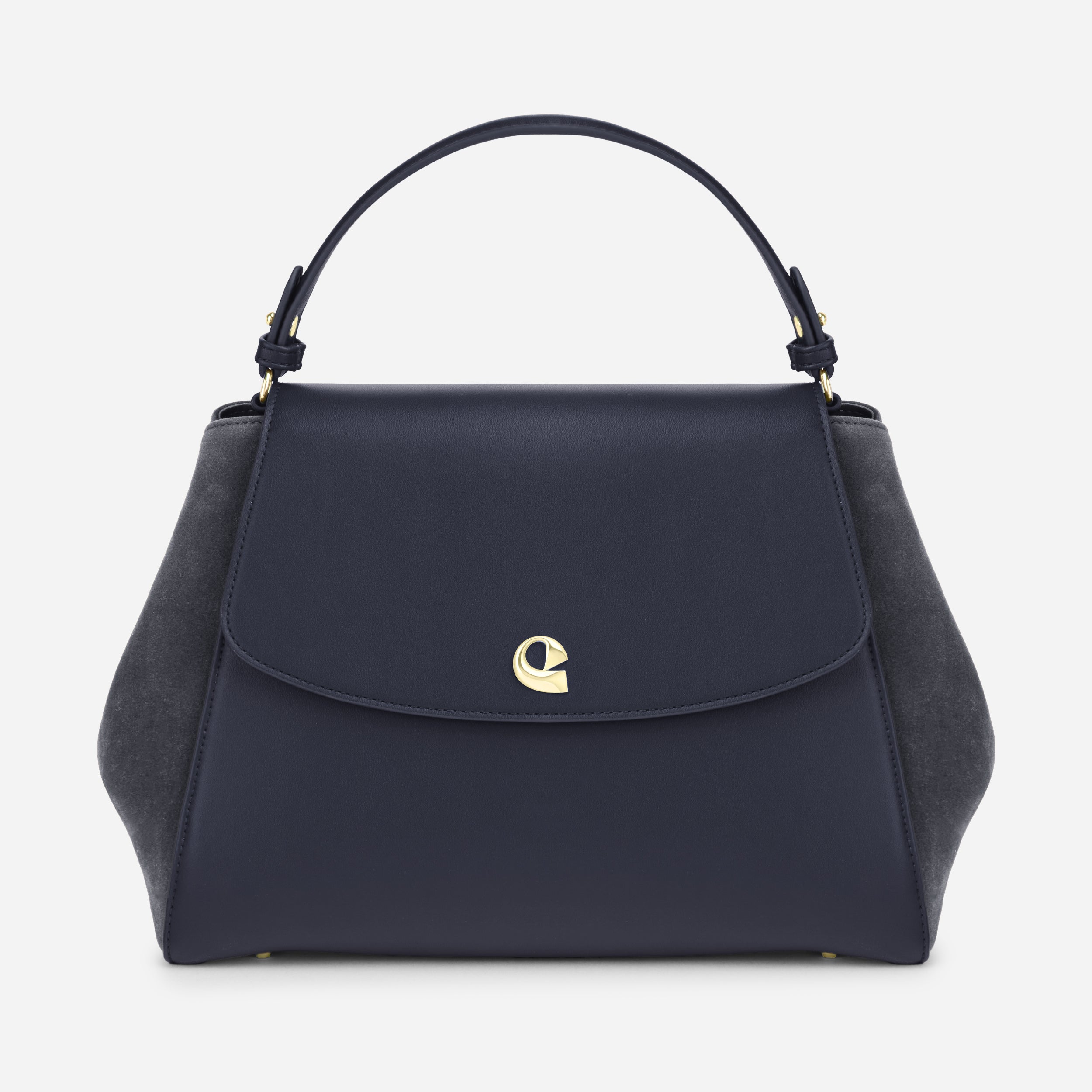 Sac Aura spacieuse suede navy