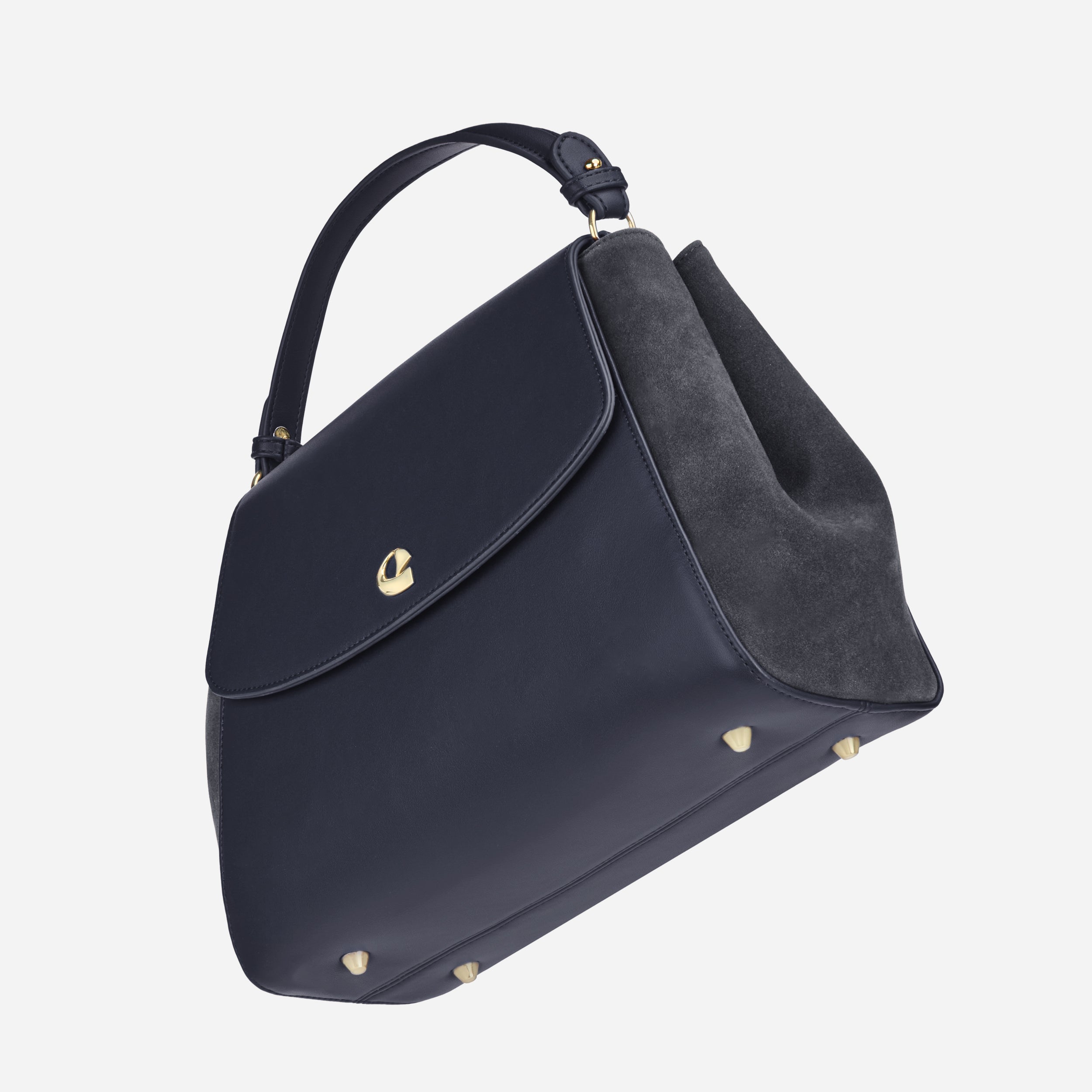 Sac Aura spacieuse suede navy