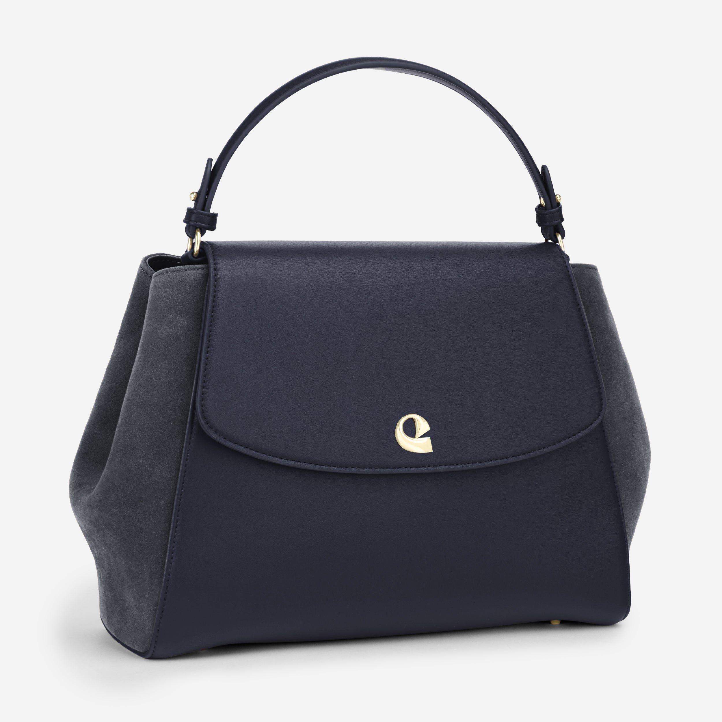 Sac Aura spacieuse suede navy