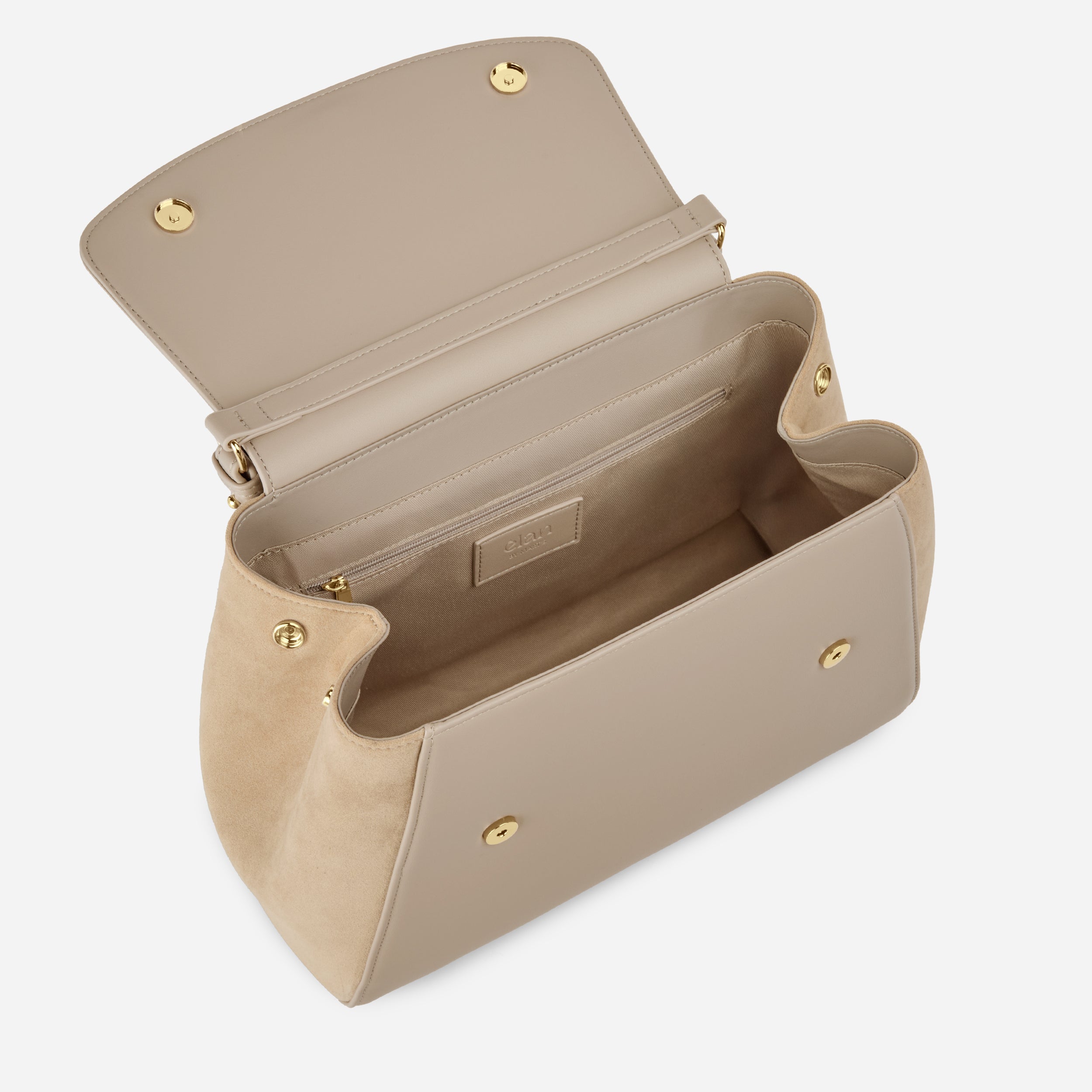 Sac Aura Spacieuse - Suede Sable