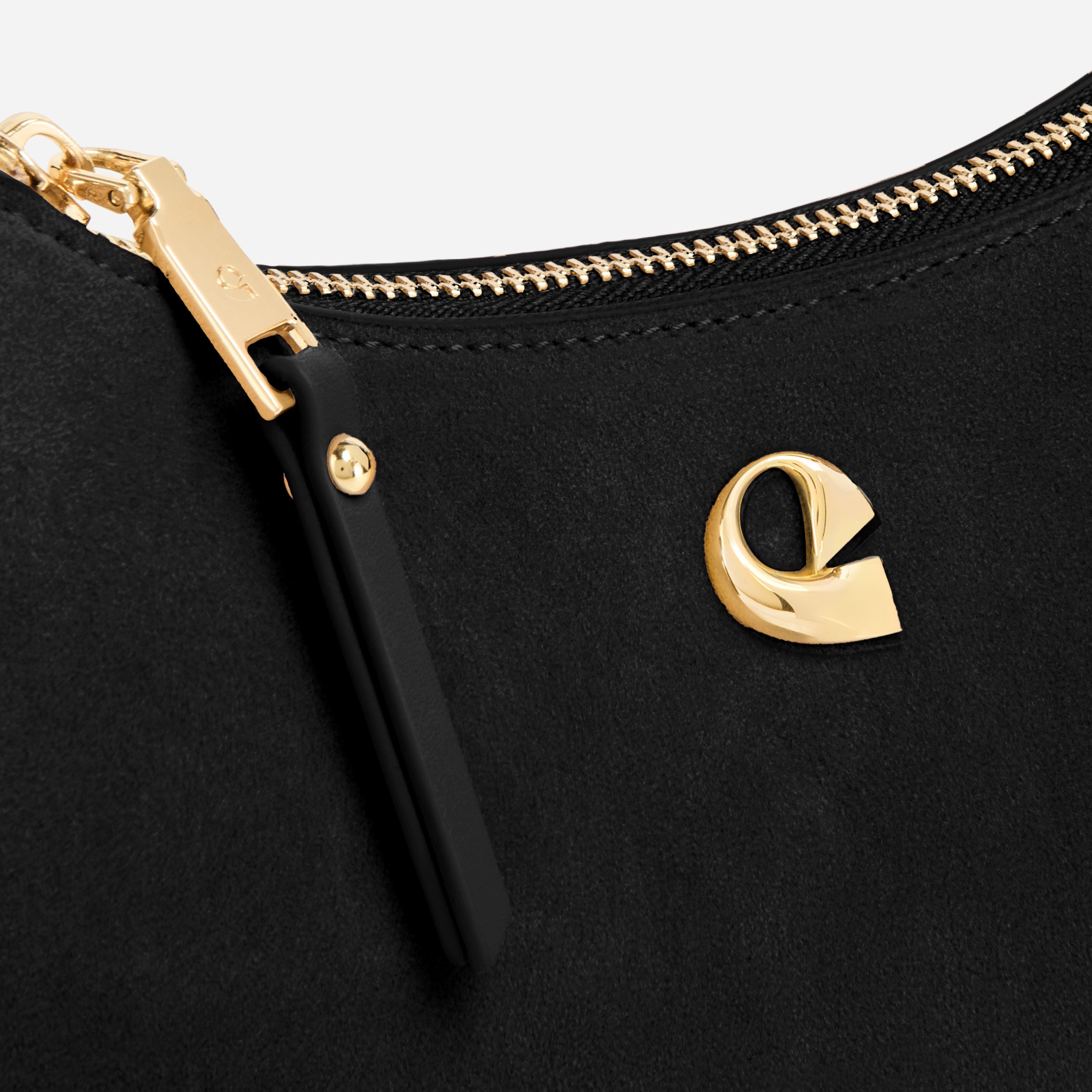 Sac Lune - suede noir