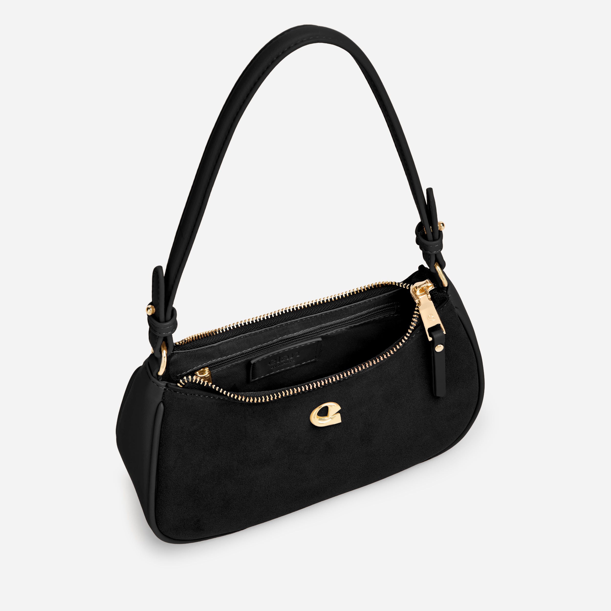 Sac Lune - suede noir