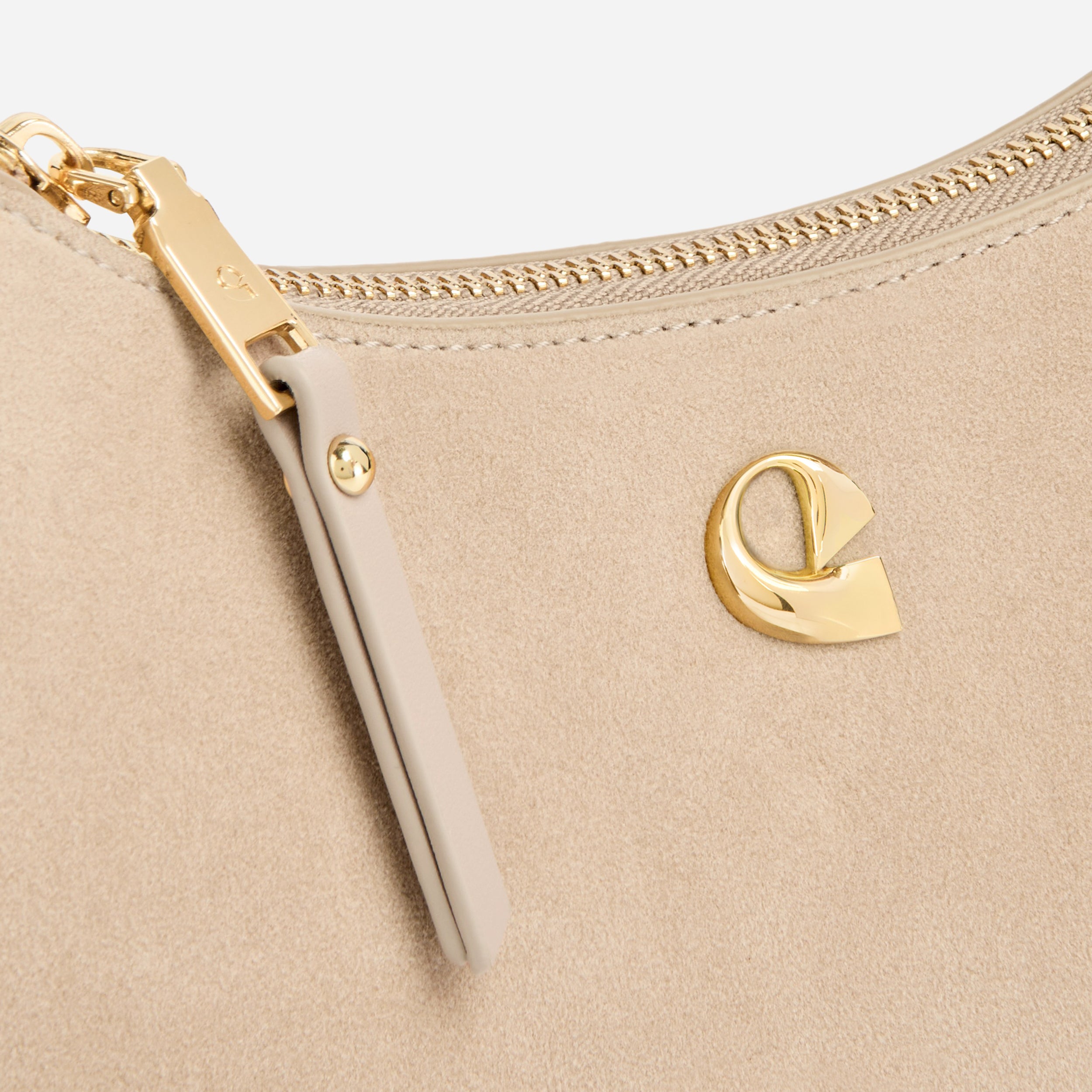 Sac Lune - suede sable