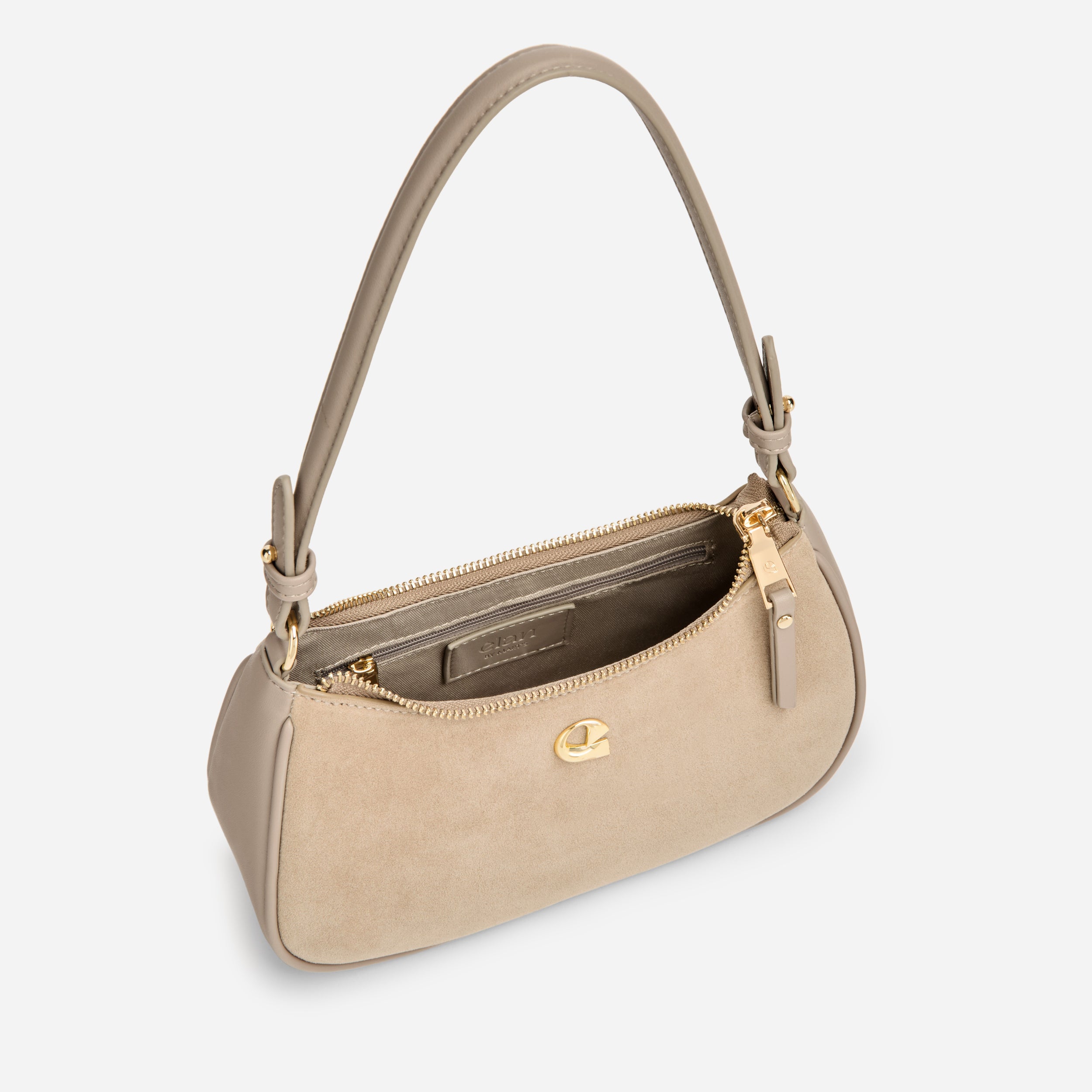 Sac Lune - suede sable