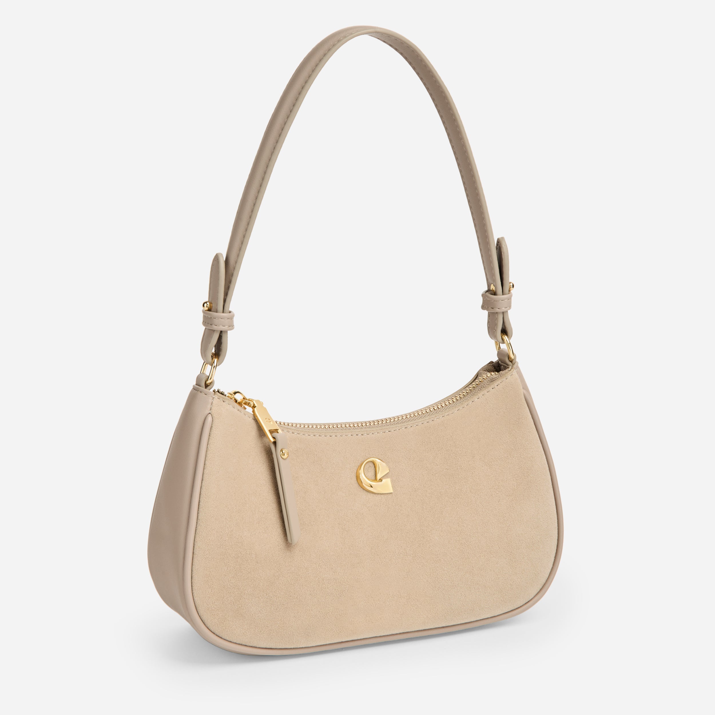 Sac Lune - suede sable