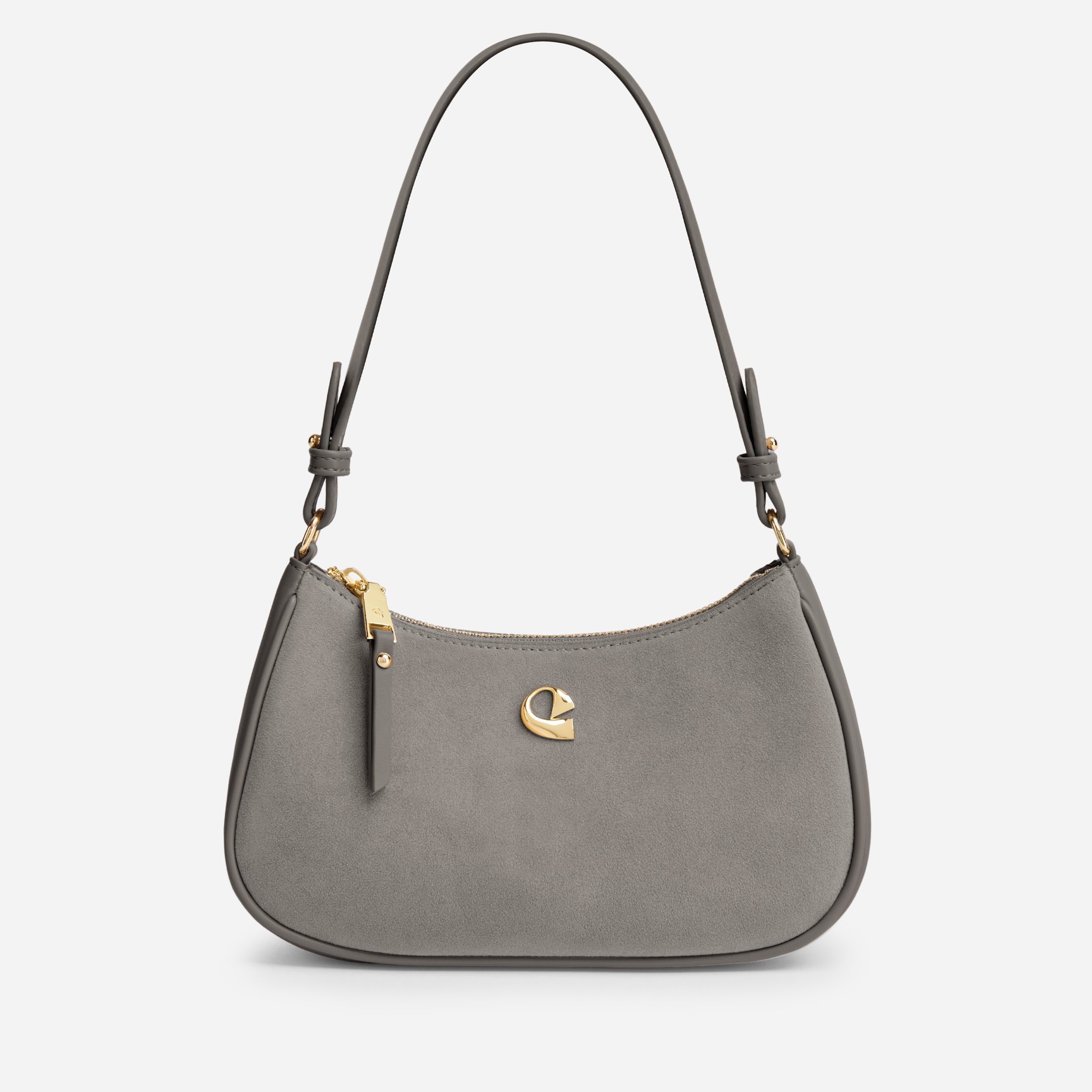 Sac Lune - suede gris graphite