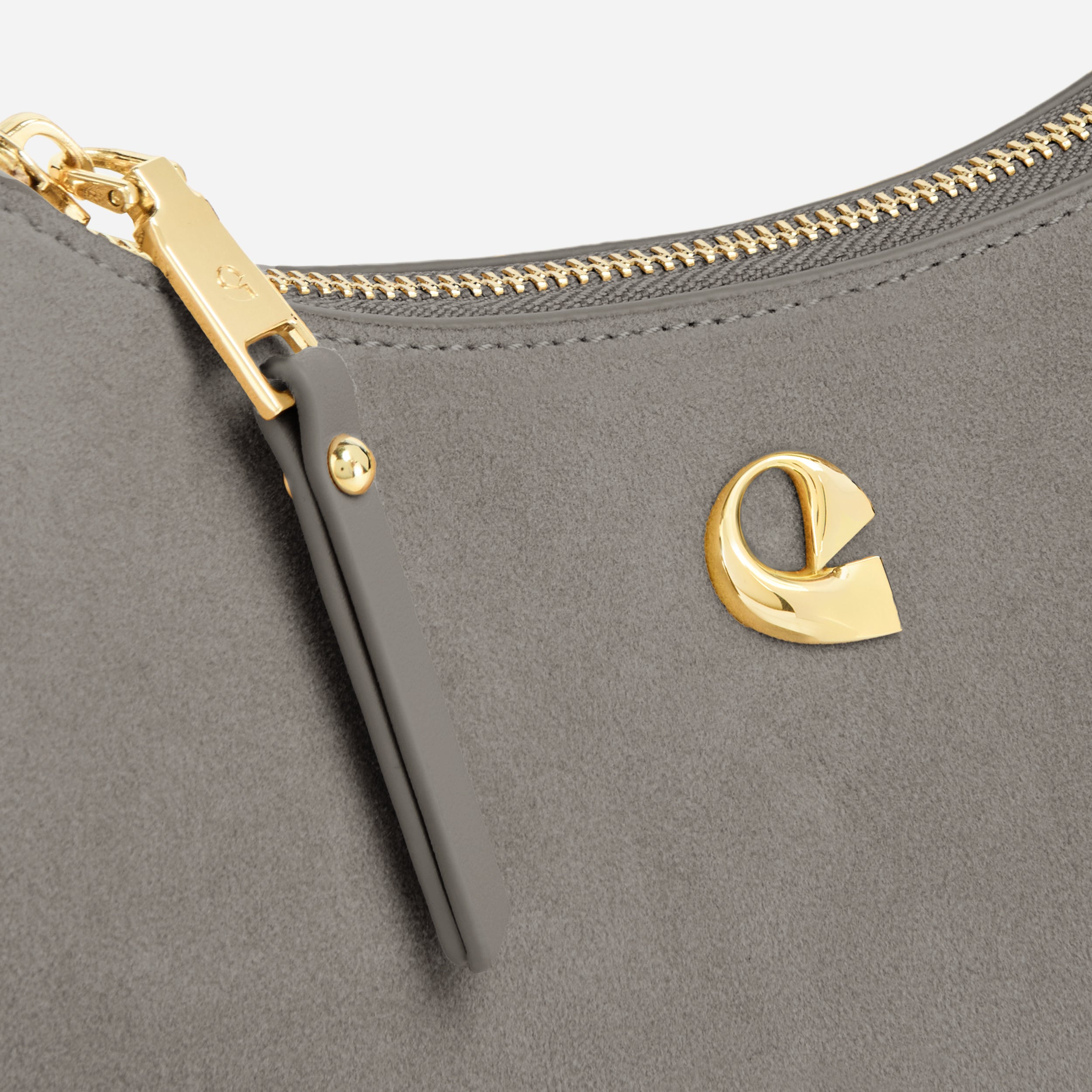 Sac Lune - suede gris graphite