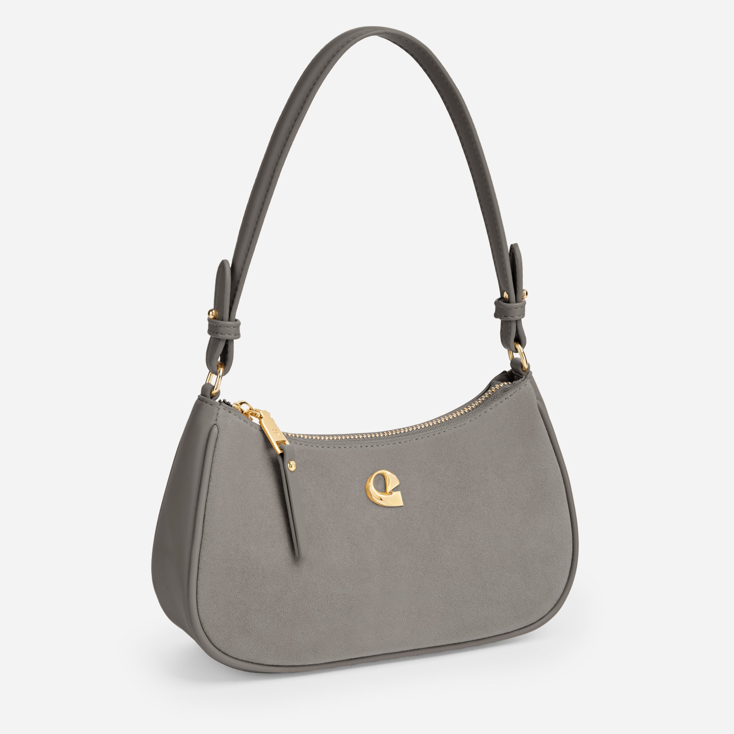 Sac Lune - suede gris graphite