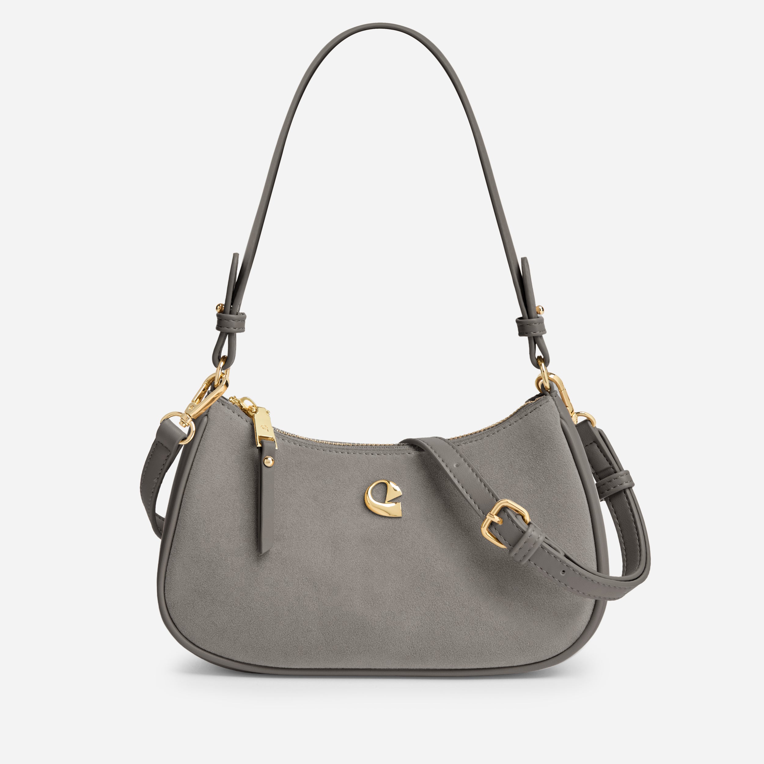 Sac Lune - suede gris graphite