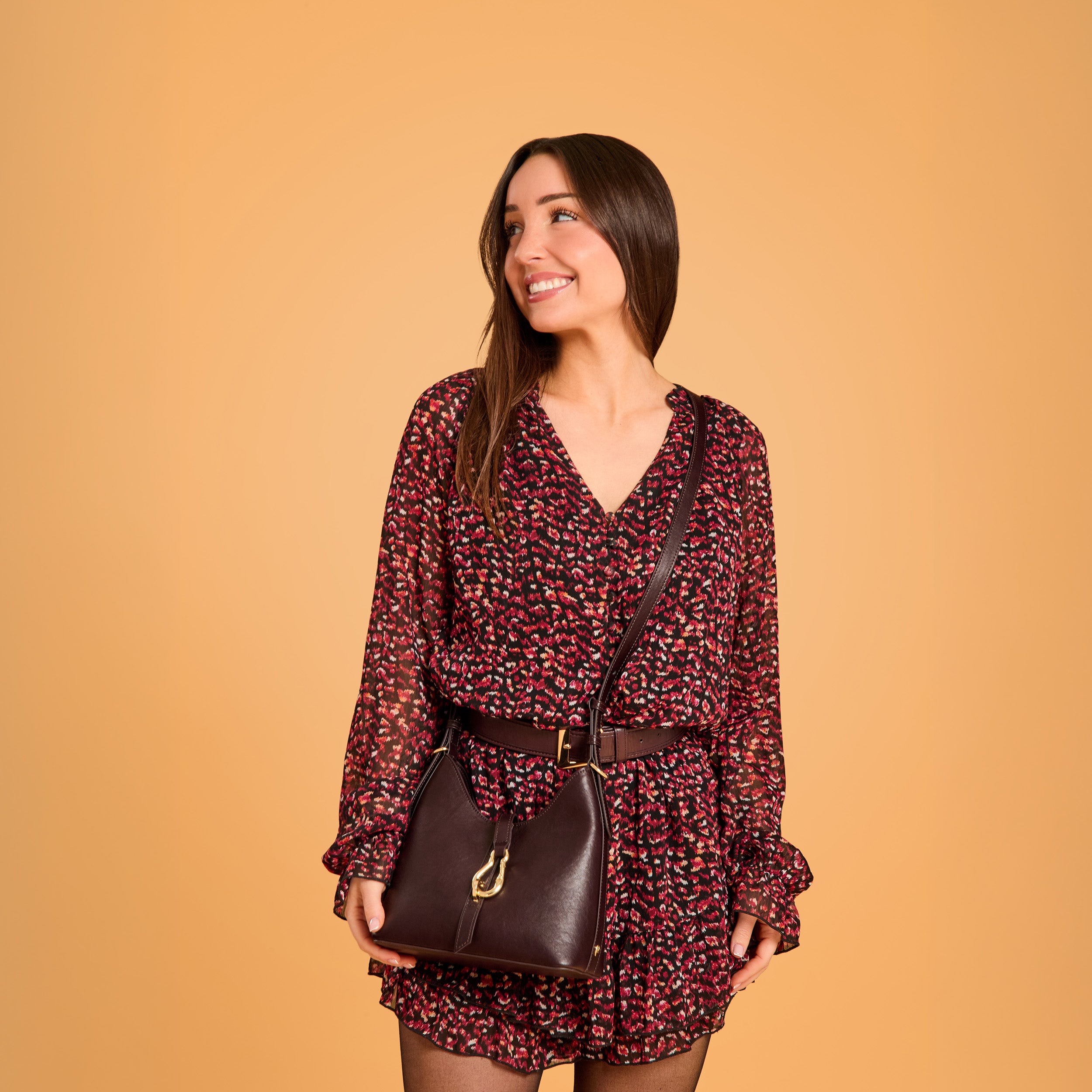 Aurore mini - burgundy aubergine