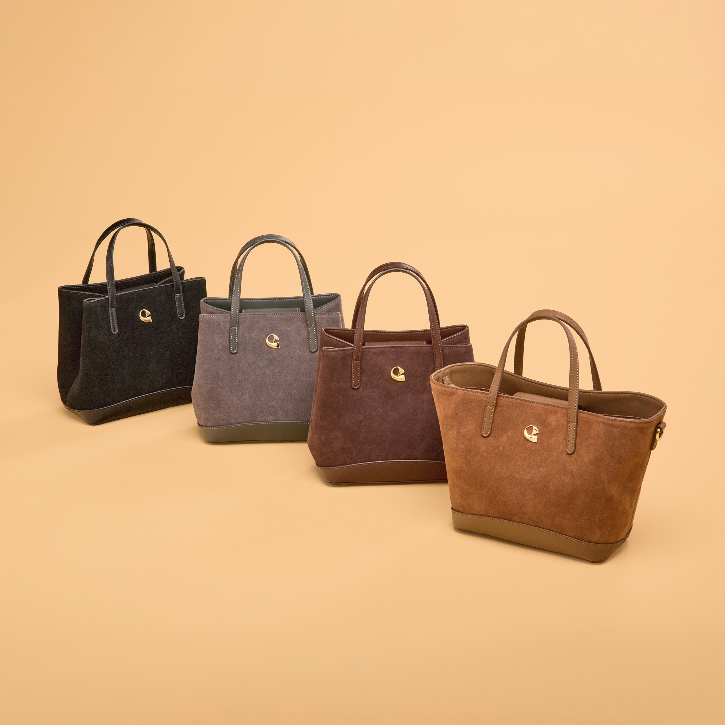 Sac Céleste mini Suede - chocolat