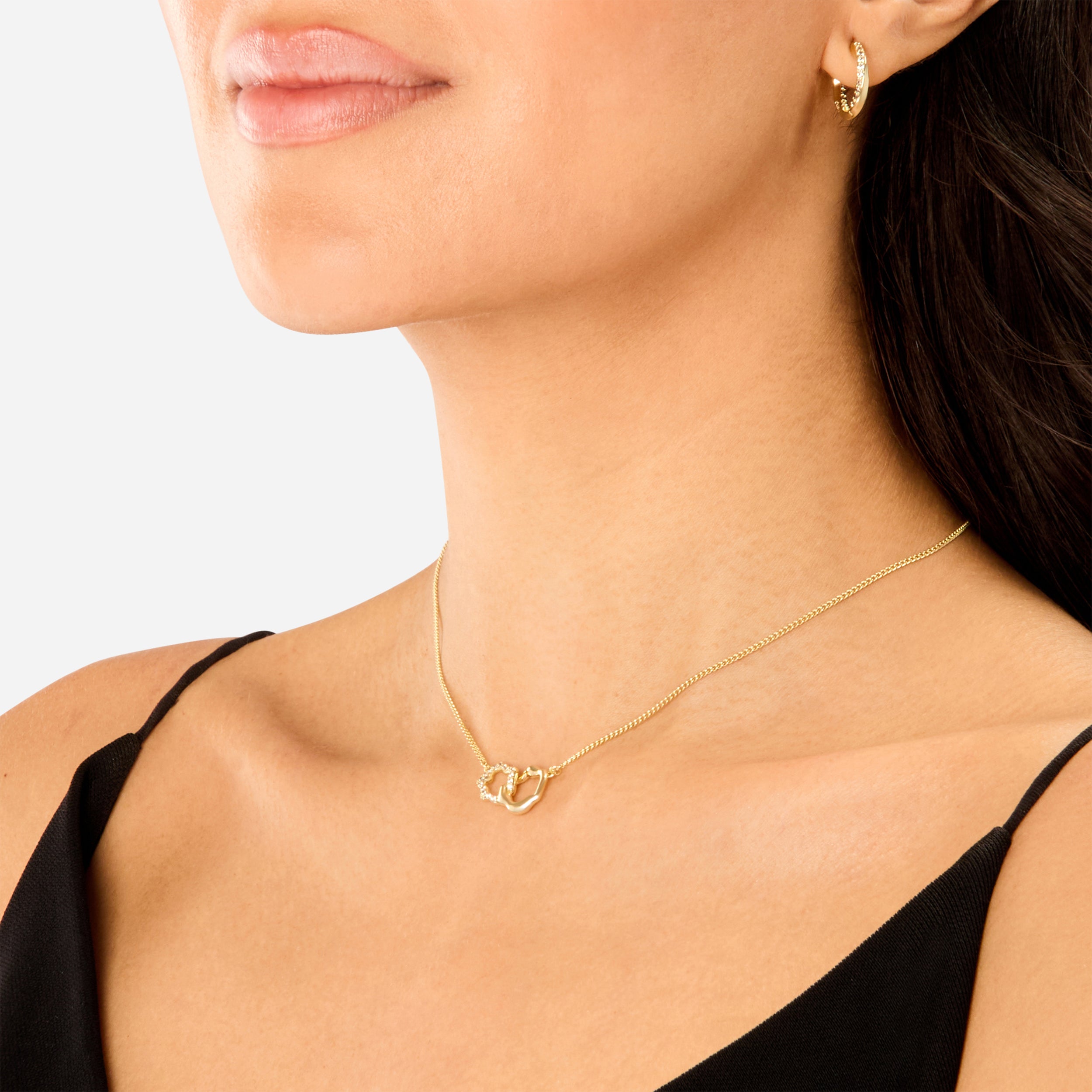 Paire de boucles Infini