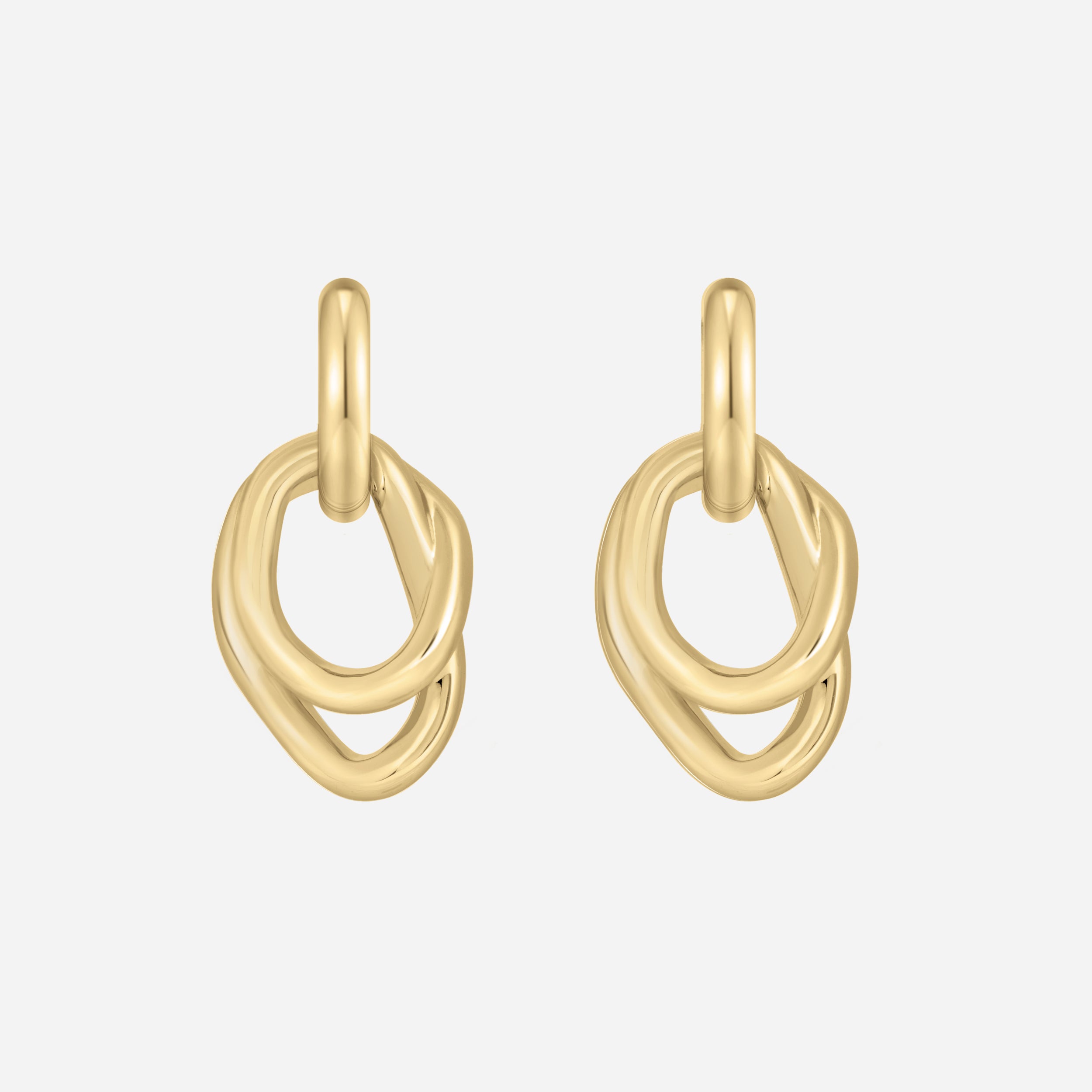 Paire de boucles Wavy