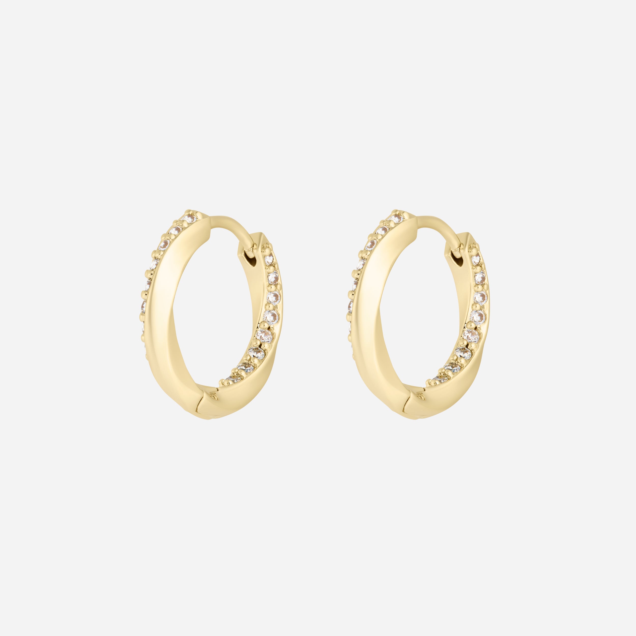 Paire de boucles Infini