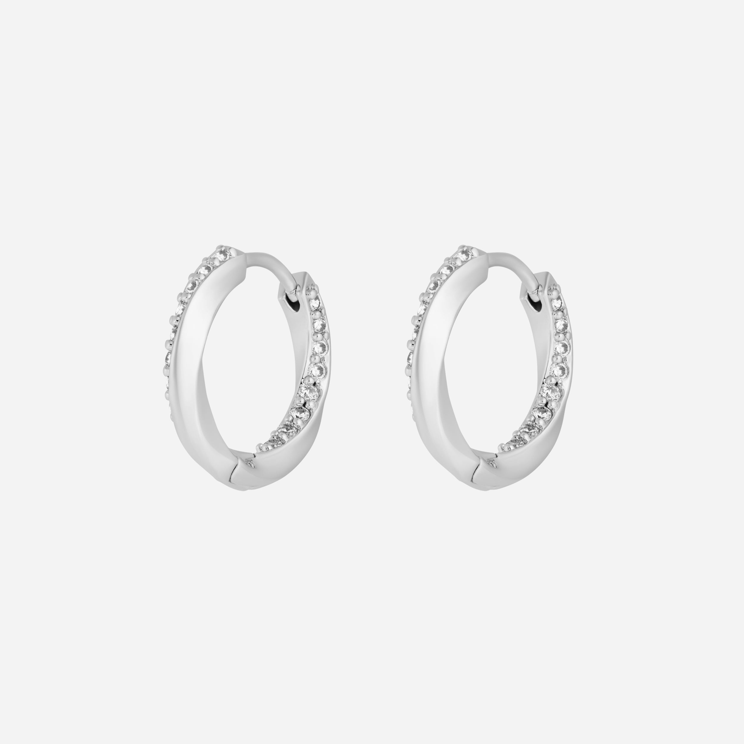 Paire de boucles Infini