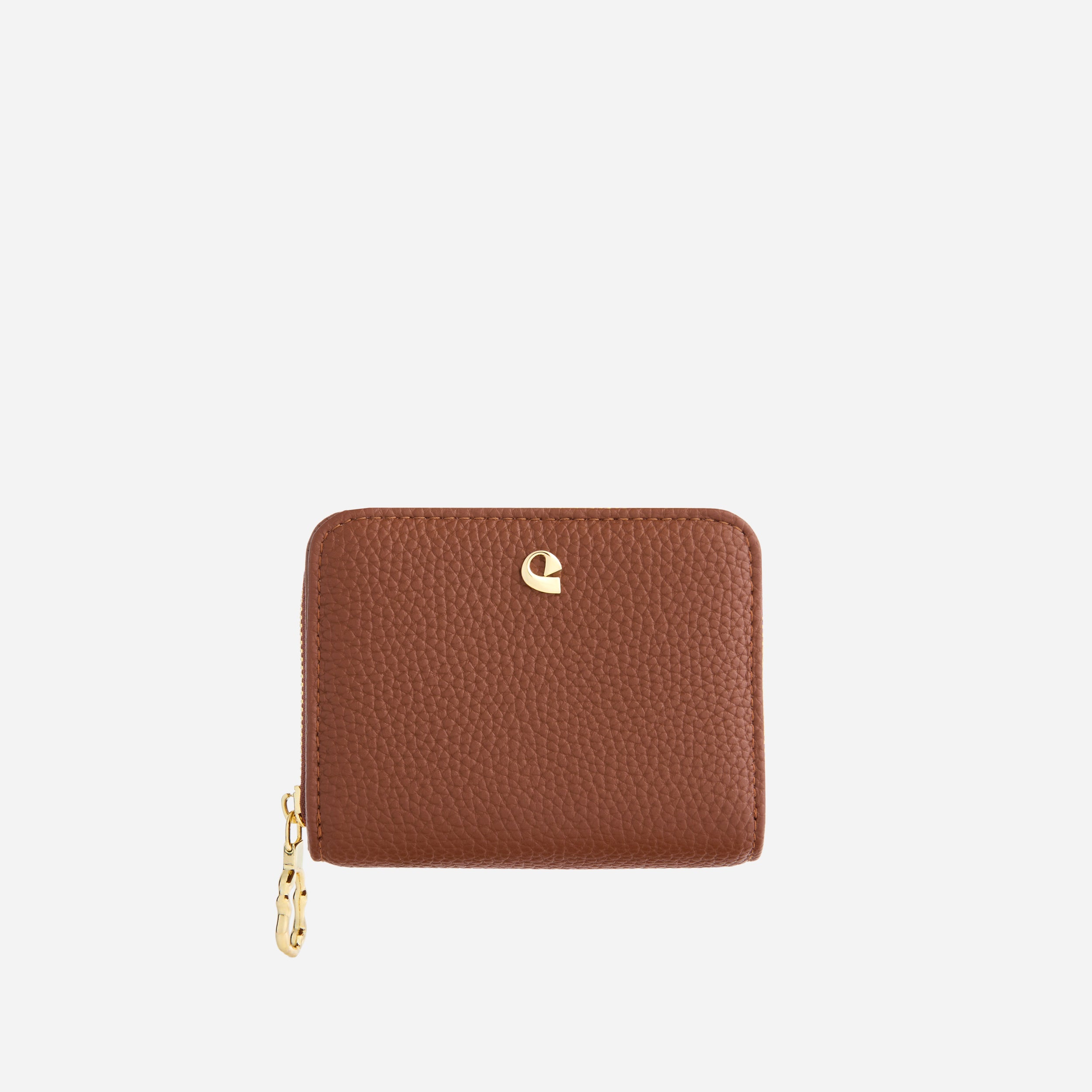 Portefeuille grainé - camel