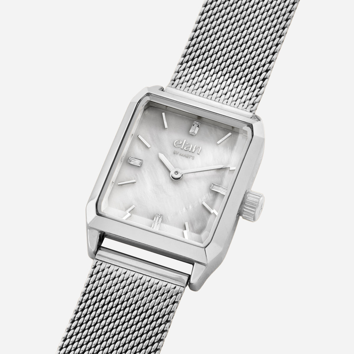 Montre Lune métallisée - argentée