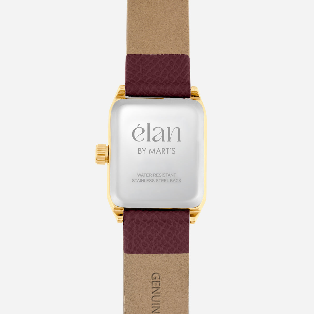 Montre Lune - burgundy