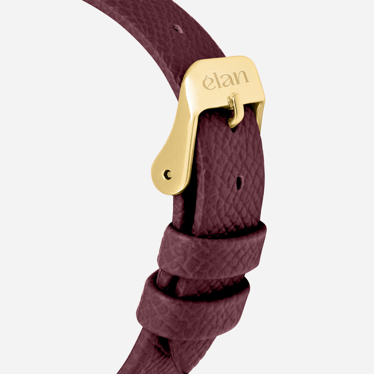 Montre Lune - burgundy