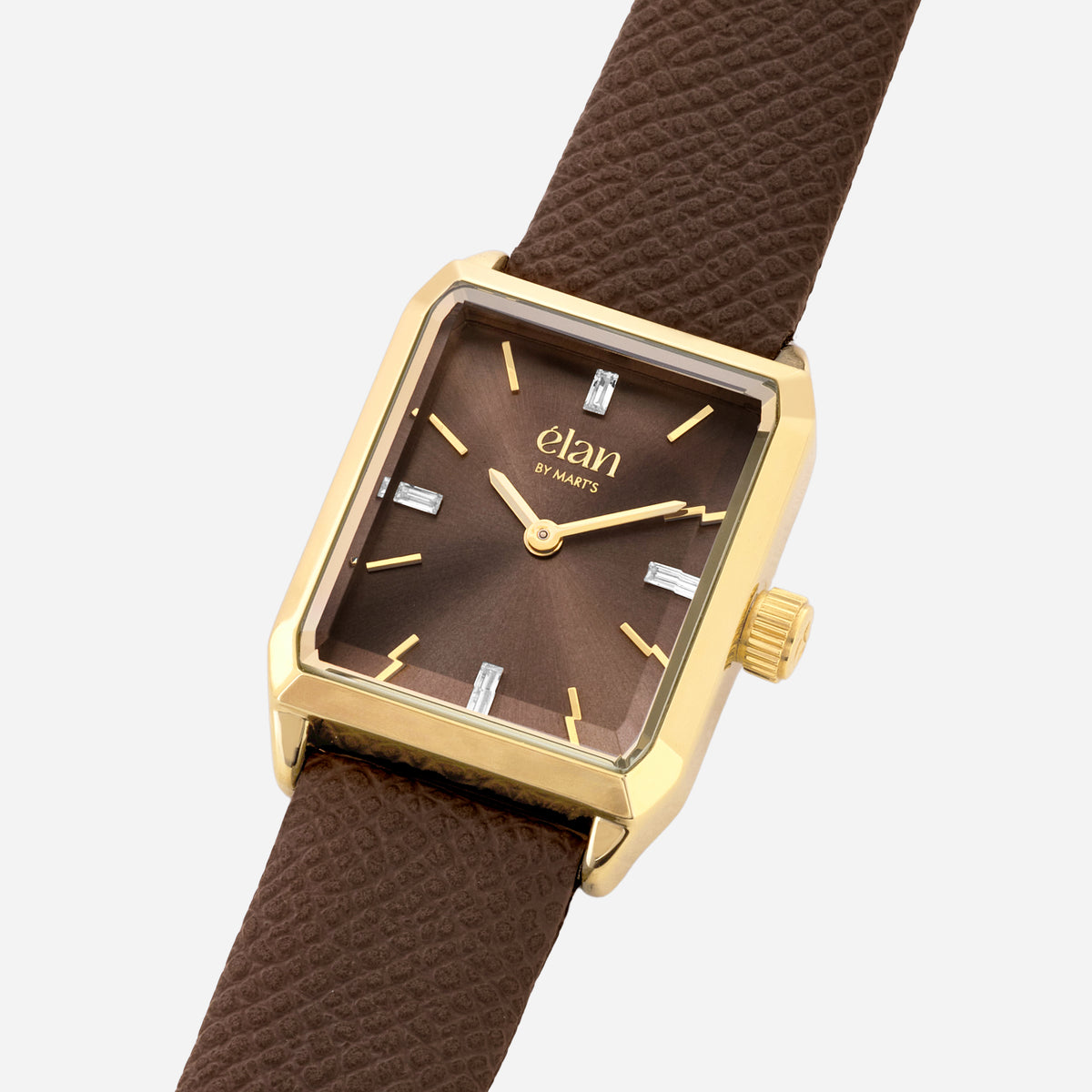 Montre Lune - chocolat