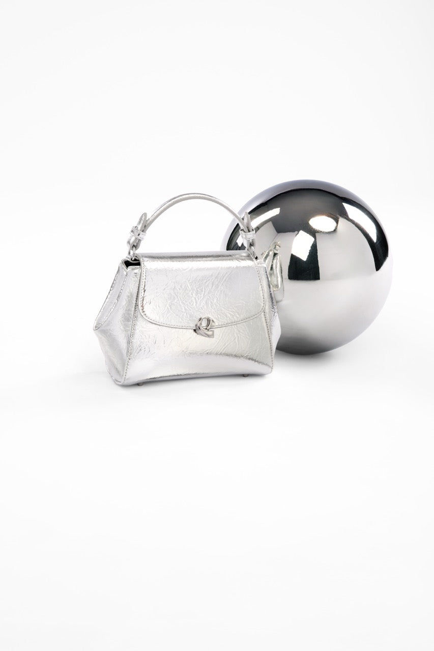 Sac Aura précieuse naplack argenté