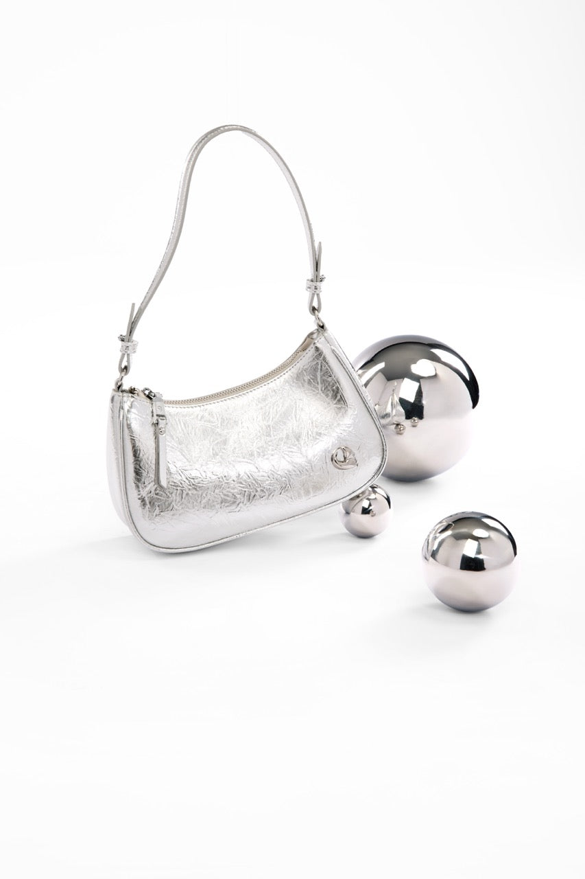 Sac Lune naplack argenté