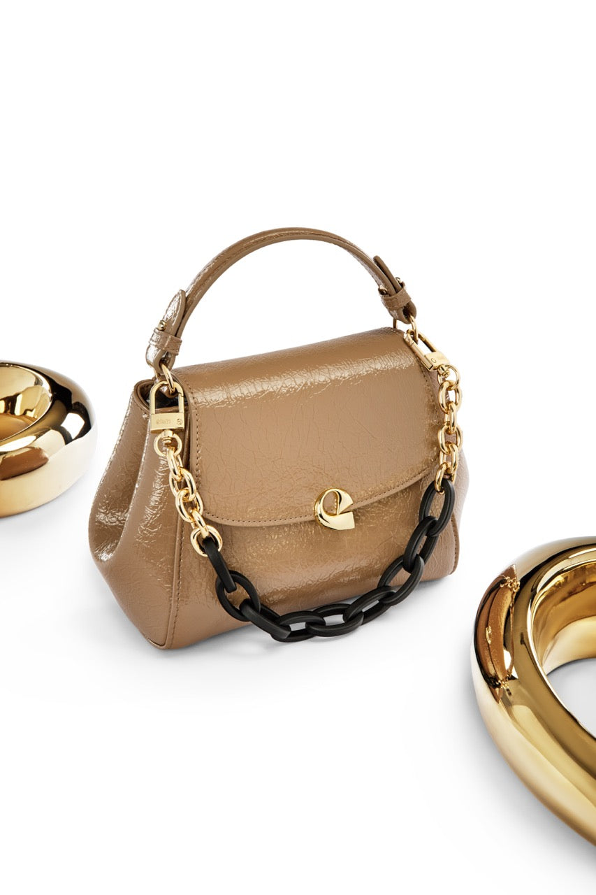 Sac Aura précieuse naplack caramel