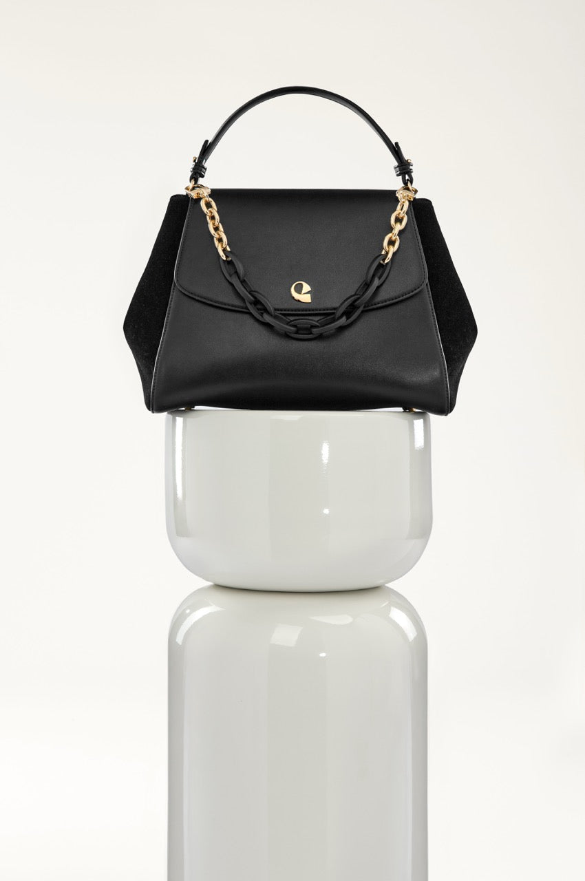 Sac Aura Spacieuse - Suede Noir