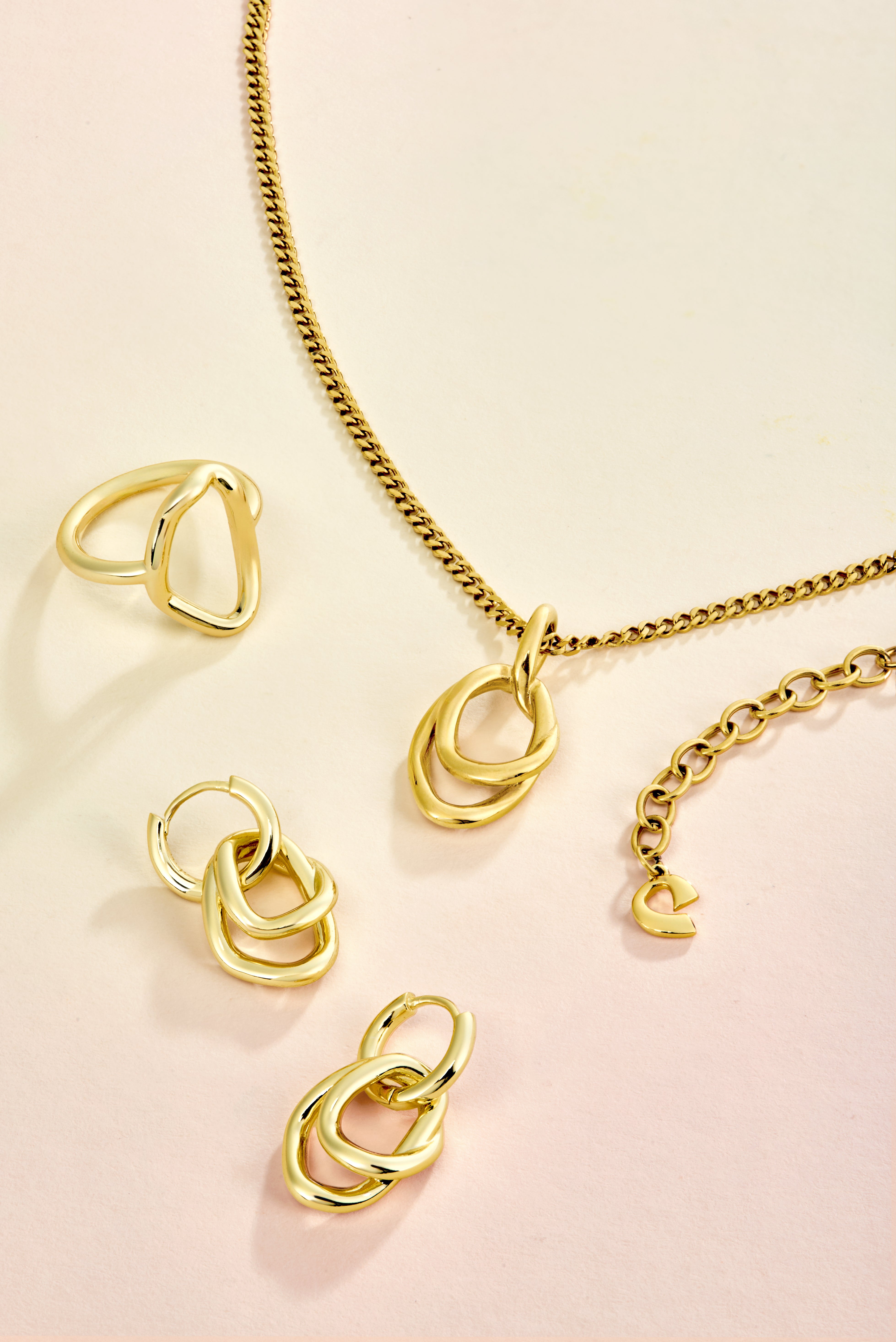 Paire de boucles Wavy