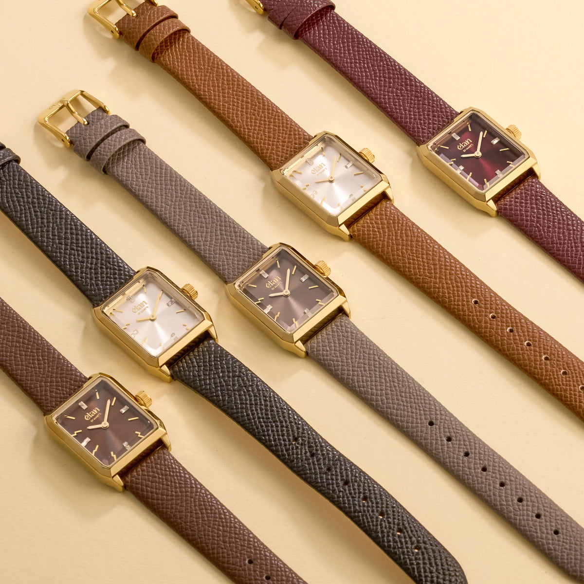 Montre Lune - chocolat