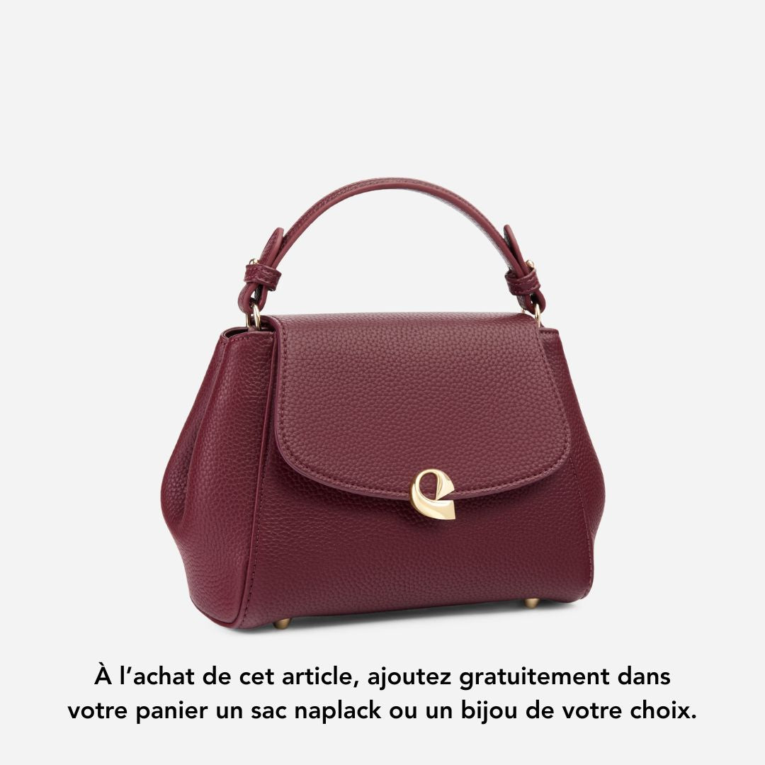 Sac Aura précieuse - burgundy